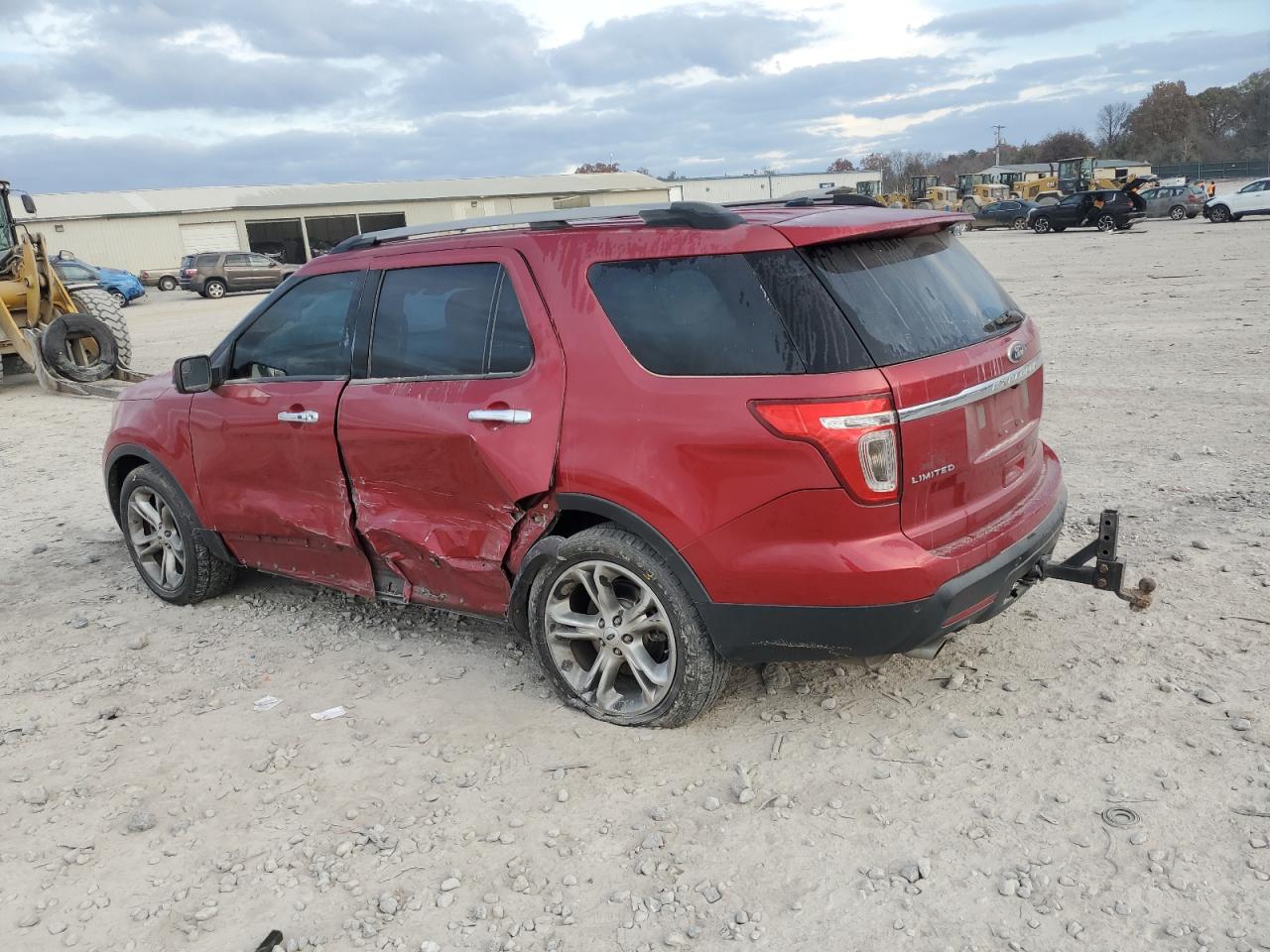 2012 Ford Explorer Limited Red vin: 1FMHK7F81CGA43059