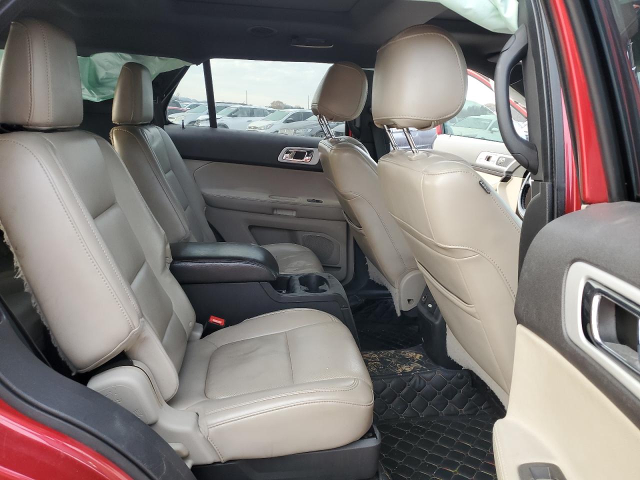 2012 Ford Explorer Limited Red vin: 1FMHK7F81CGA43059