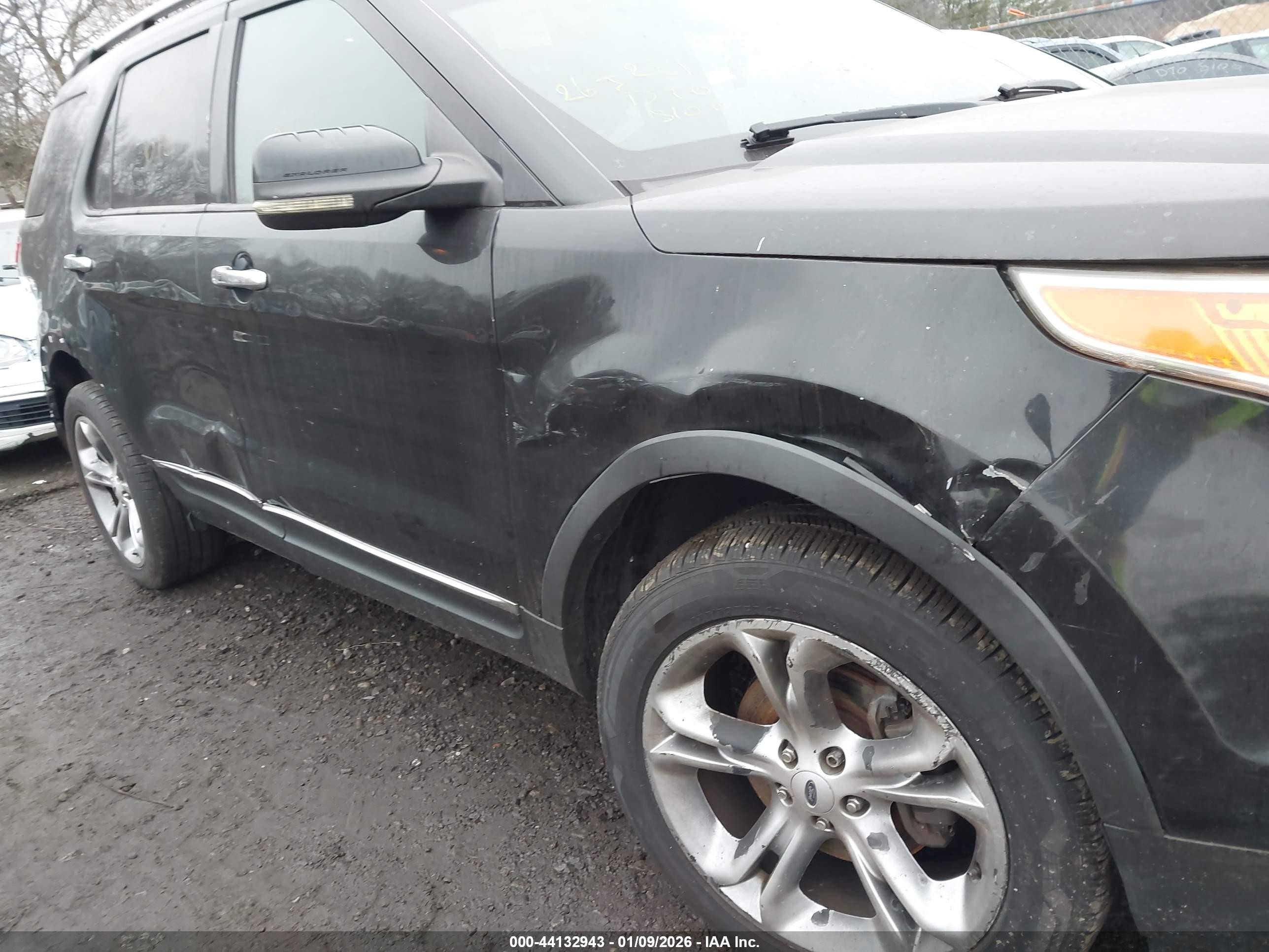 2012 Ford Explorer Limited Black vin: 1FMHK7F81CGA48634