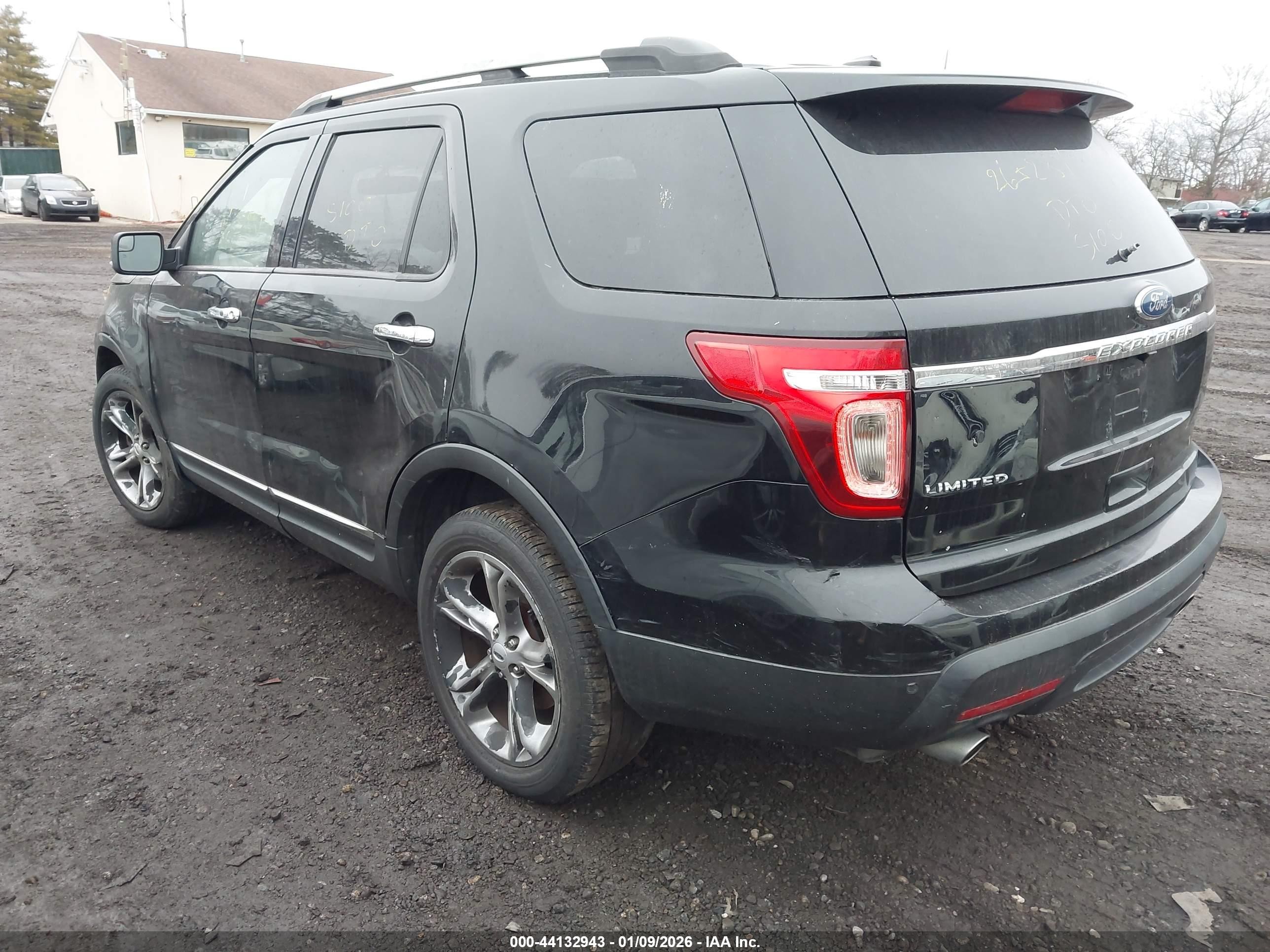 2012 Ford Explorer Limited Black vin: 1FMHK7F81CGA48634