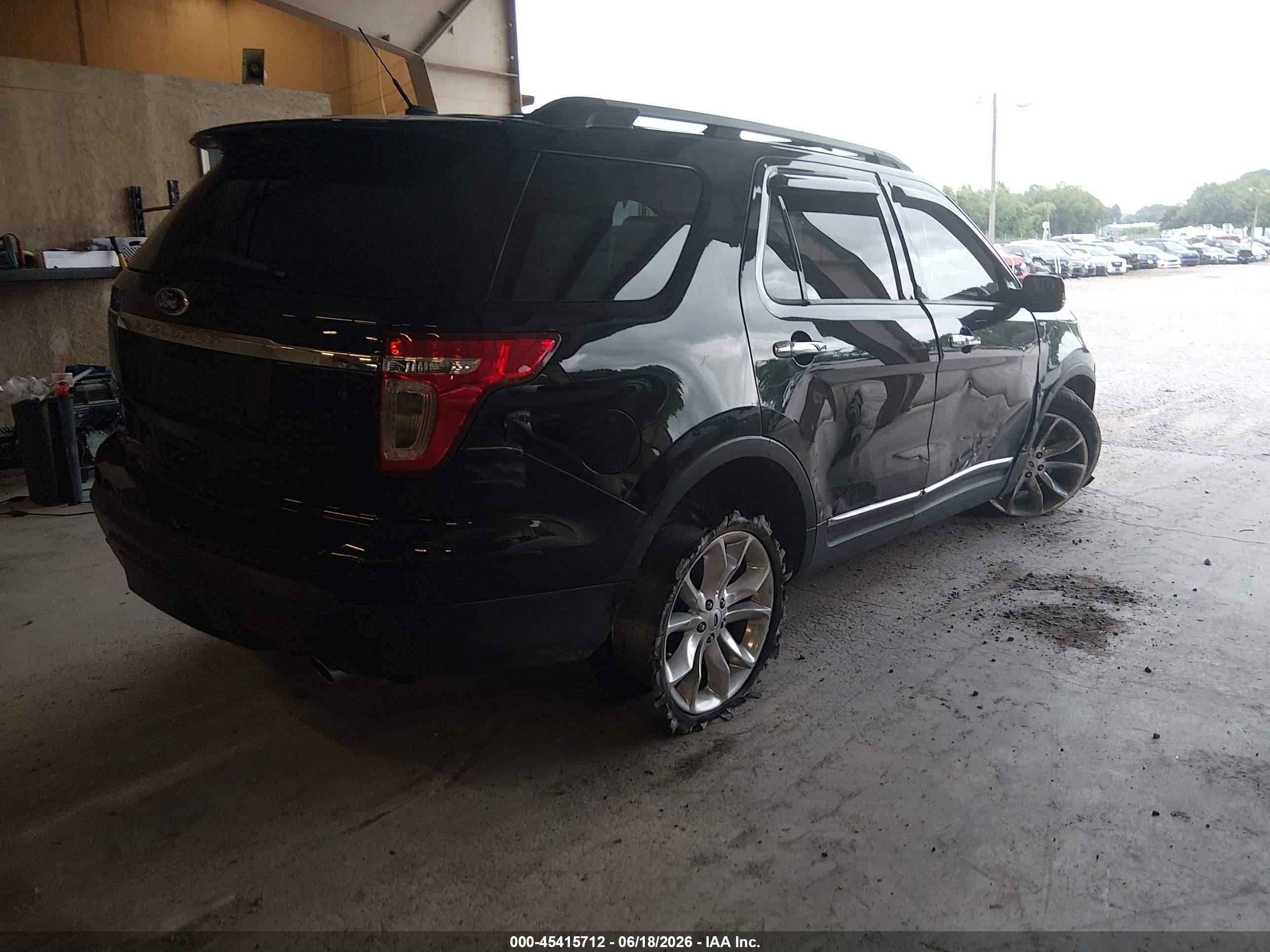 2012 Ford Explorer Limited Черный vin: 1FMHK7F81CGA50710