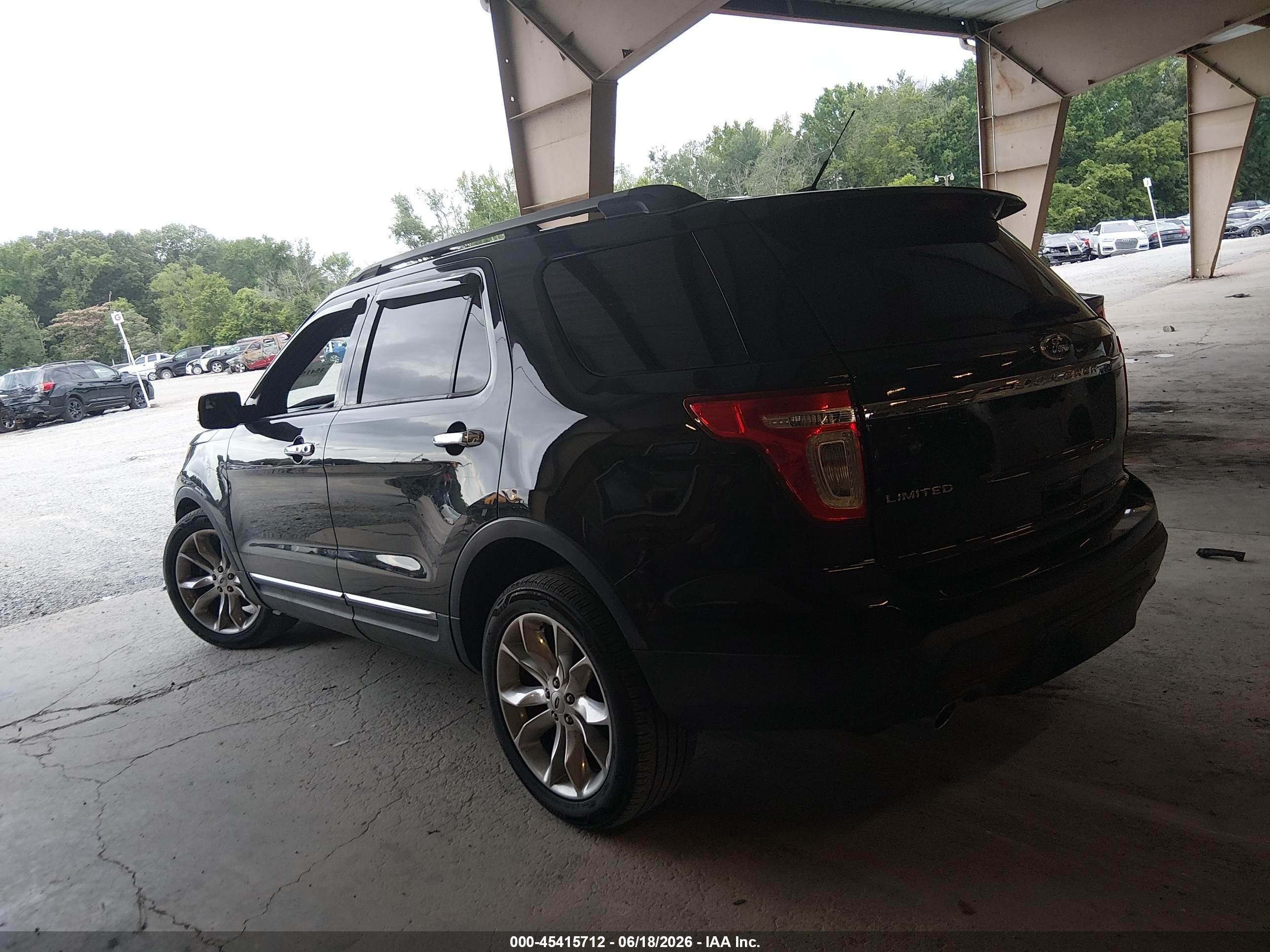 2012 Ford Explorer Limited Черный vin: 1FMHK7F81CGA50710