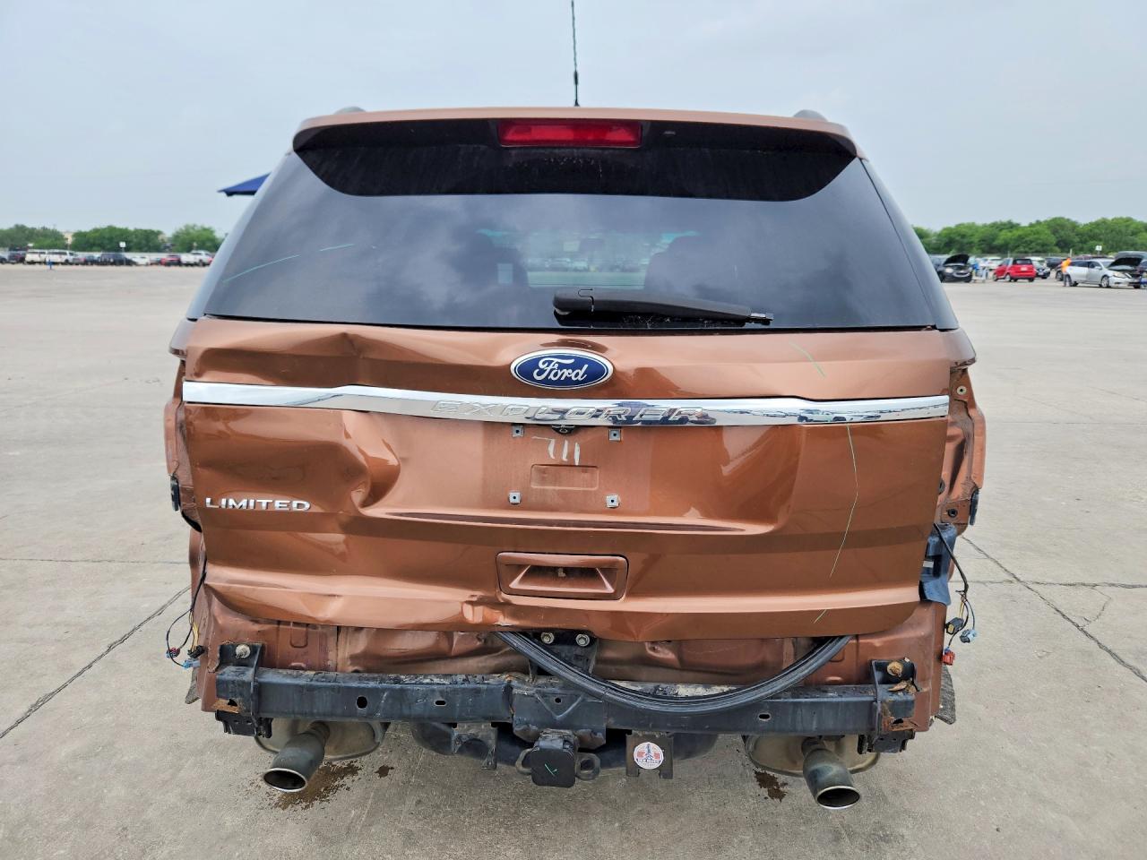 2011 Ford Explorer Limited Brown vin: 1FMHK7F82BGA01711
