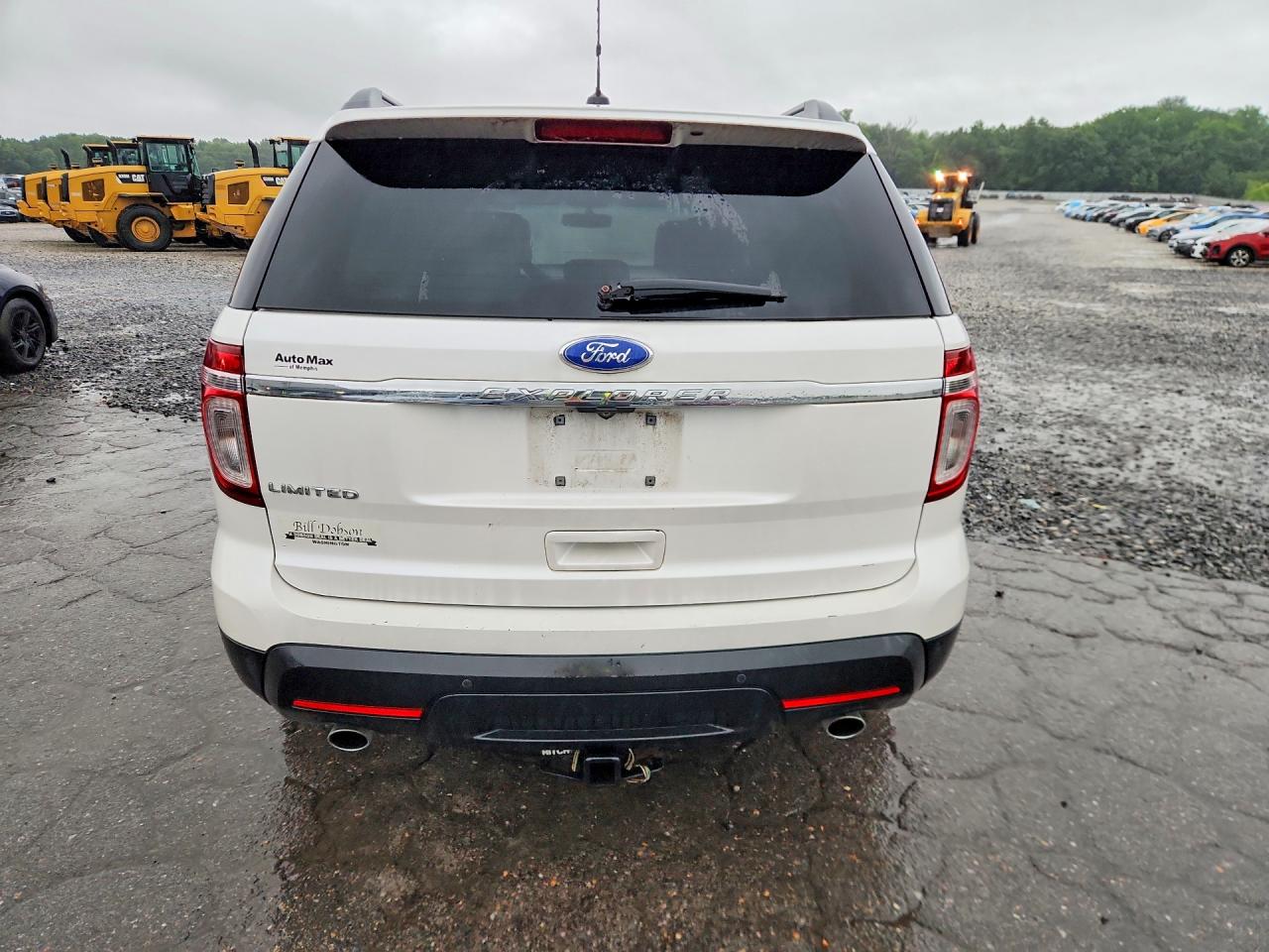 2011 Ford Explorer Limited Белый vin: 1FMHK7F82BGA49936