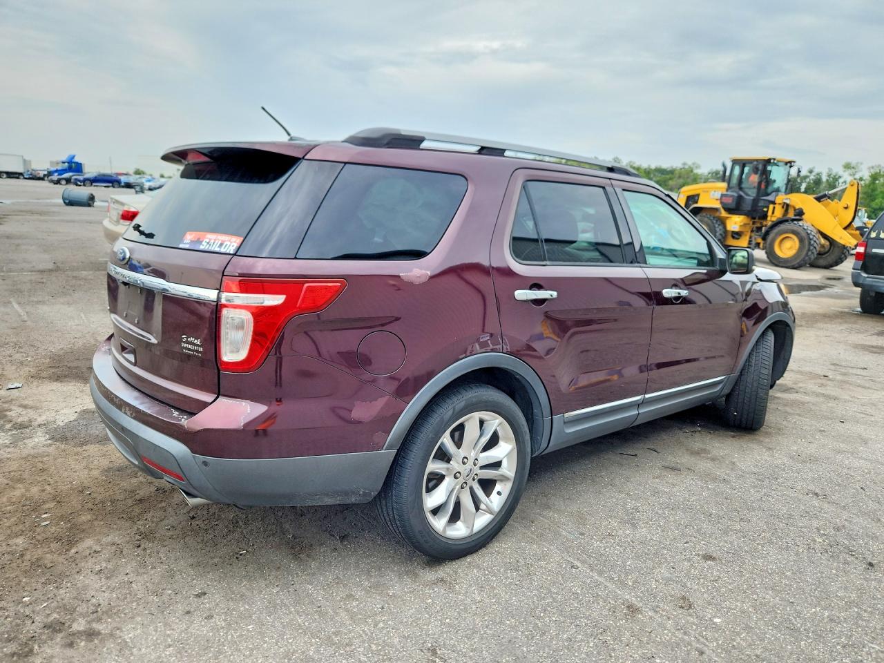 2011 Ford Explorer Limited Burgundy vin: 1FMHK7F82BGA71659