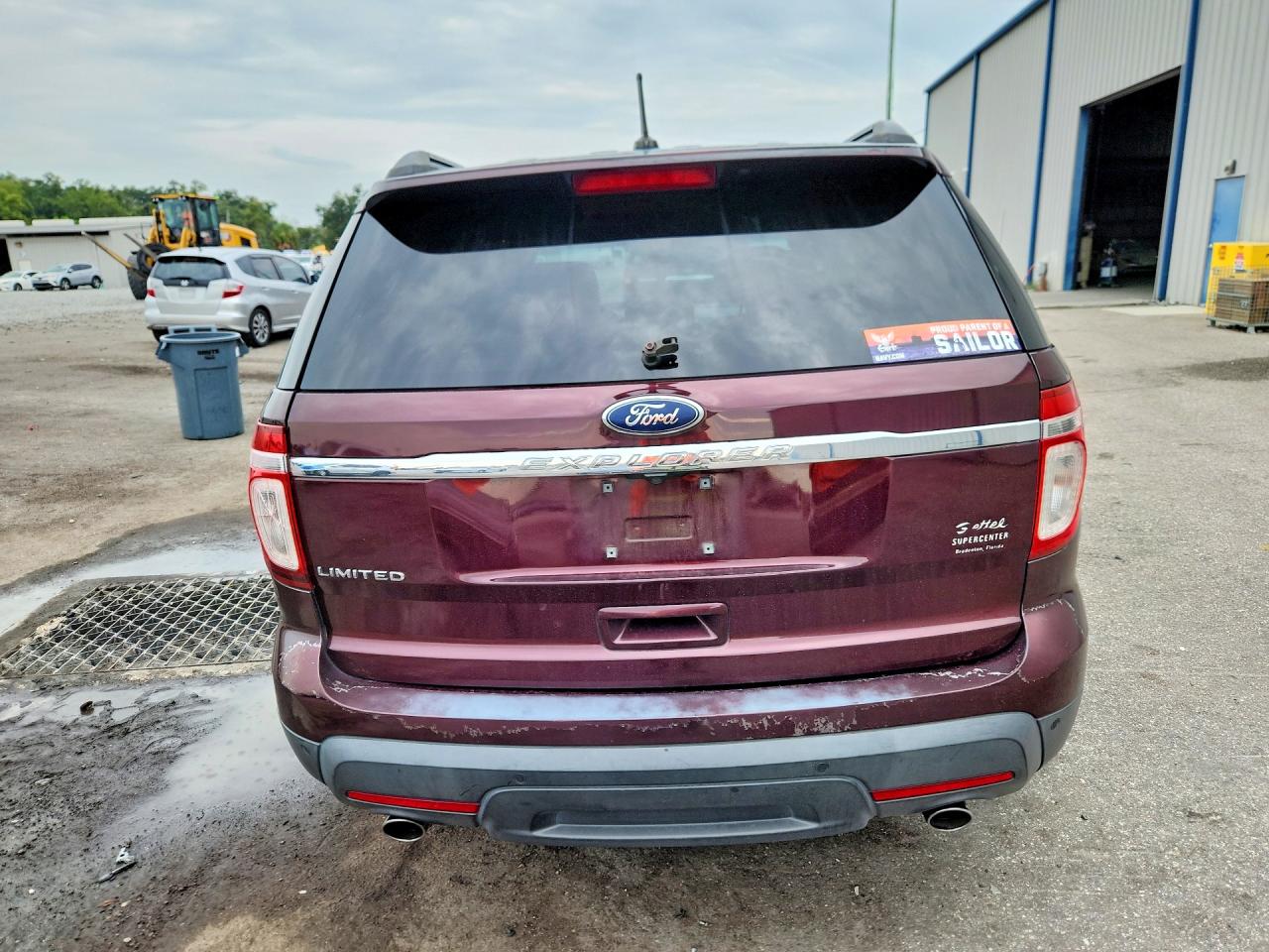 2011 Ford Explorer Limited Burgundy vin: 1FMHK7F82BGA71659