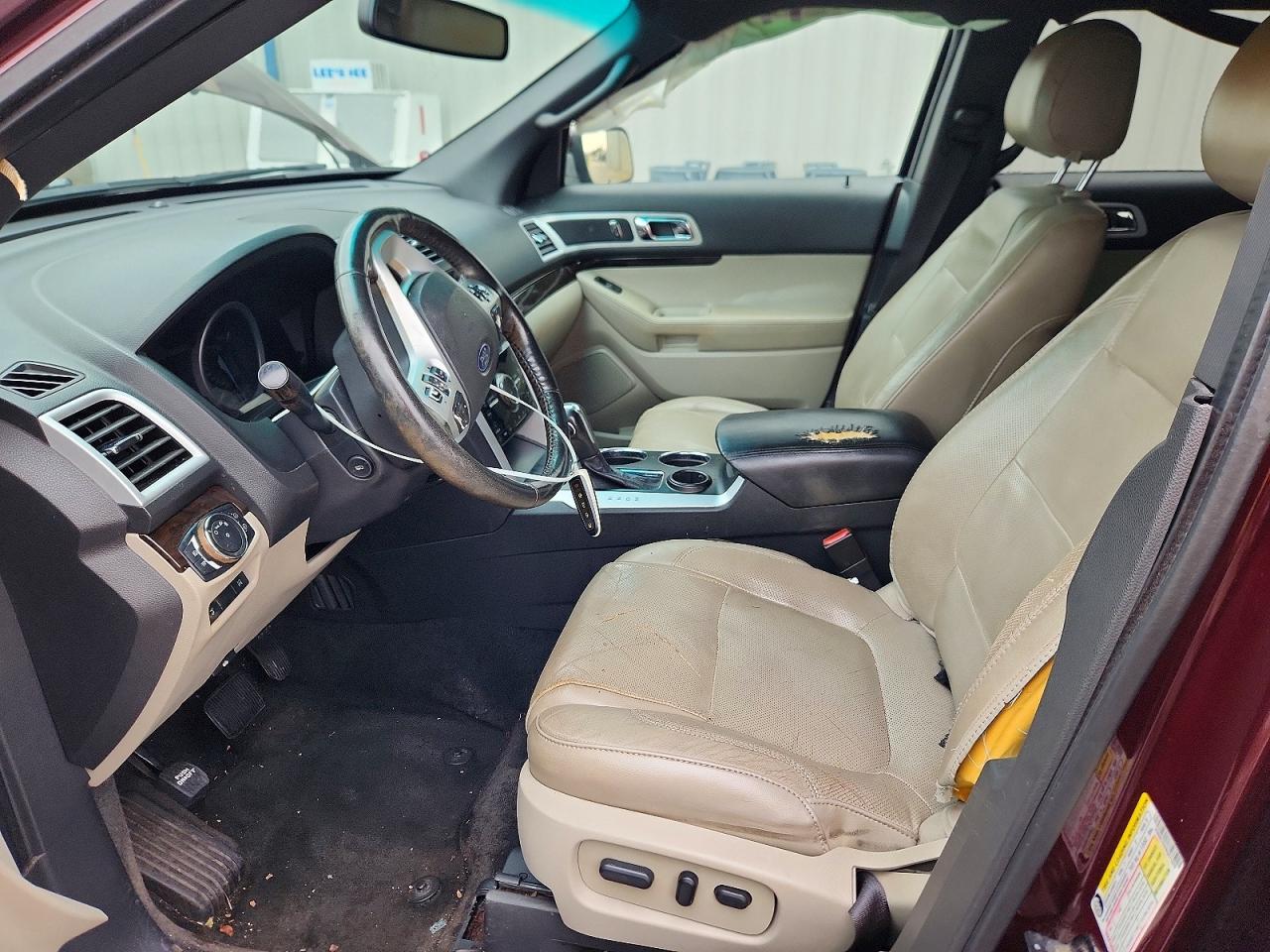 2011 Ford Explorer Limited Burgundy vin: 1FMHK7F82BGA71659