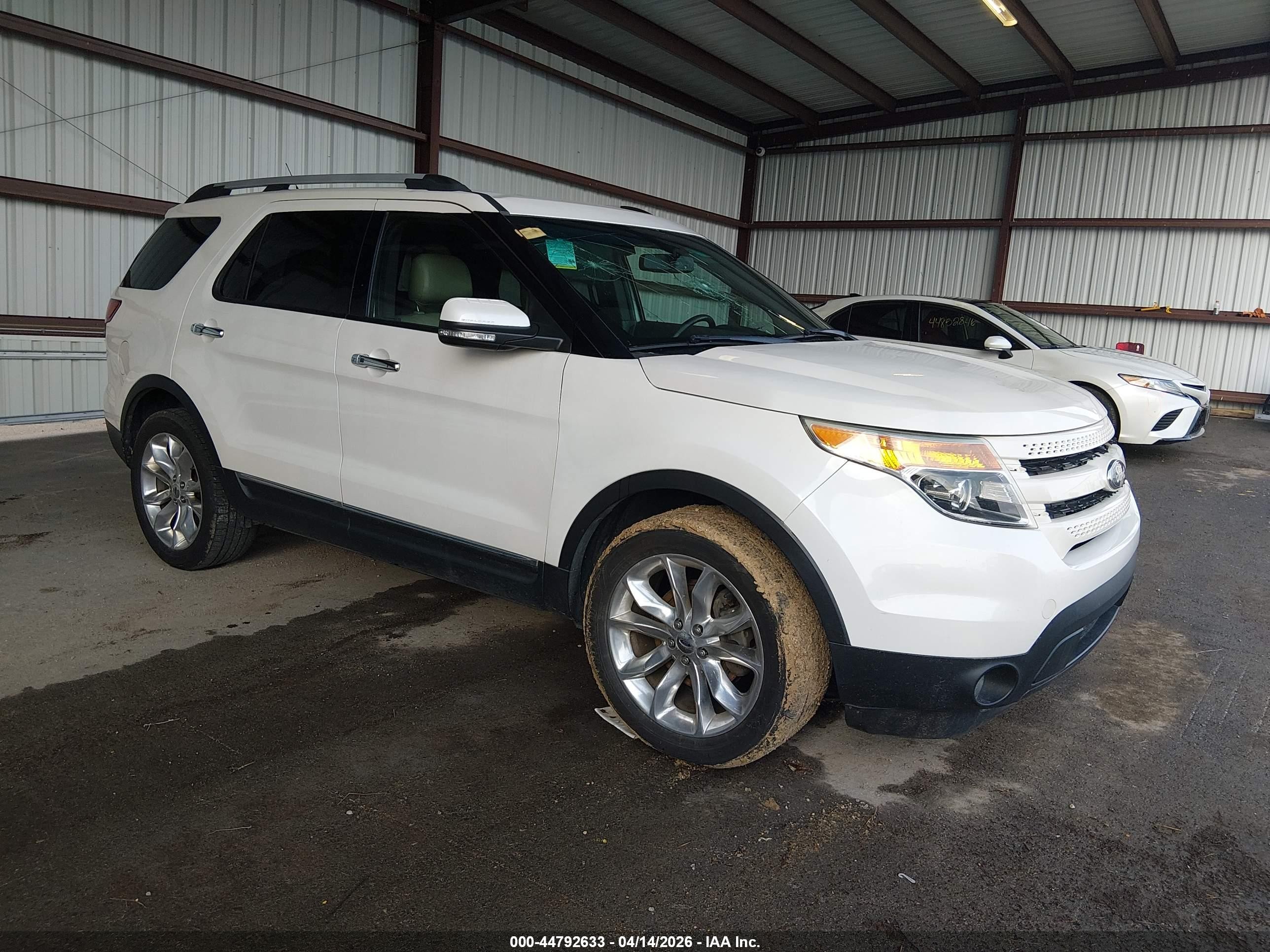 2011 Ford Explorer Limited White vin: 1FMHK7F82BGA72858