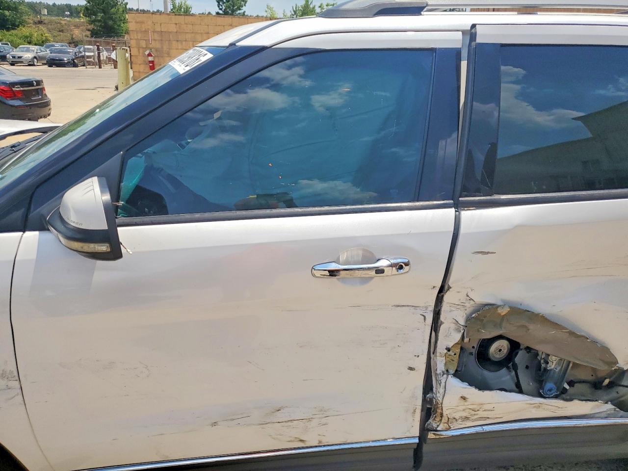 2011 Ford Explorer Limited White vin: 1FMHK7F82BGA73654
