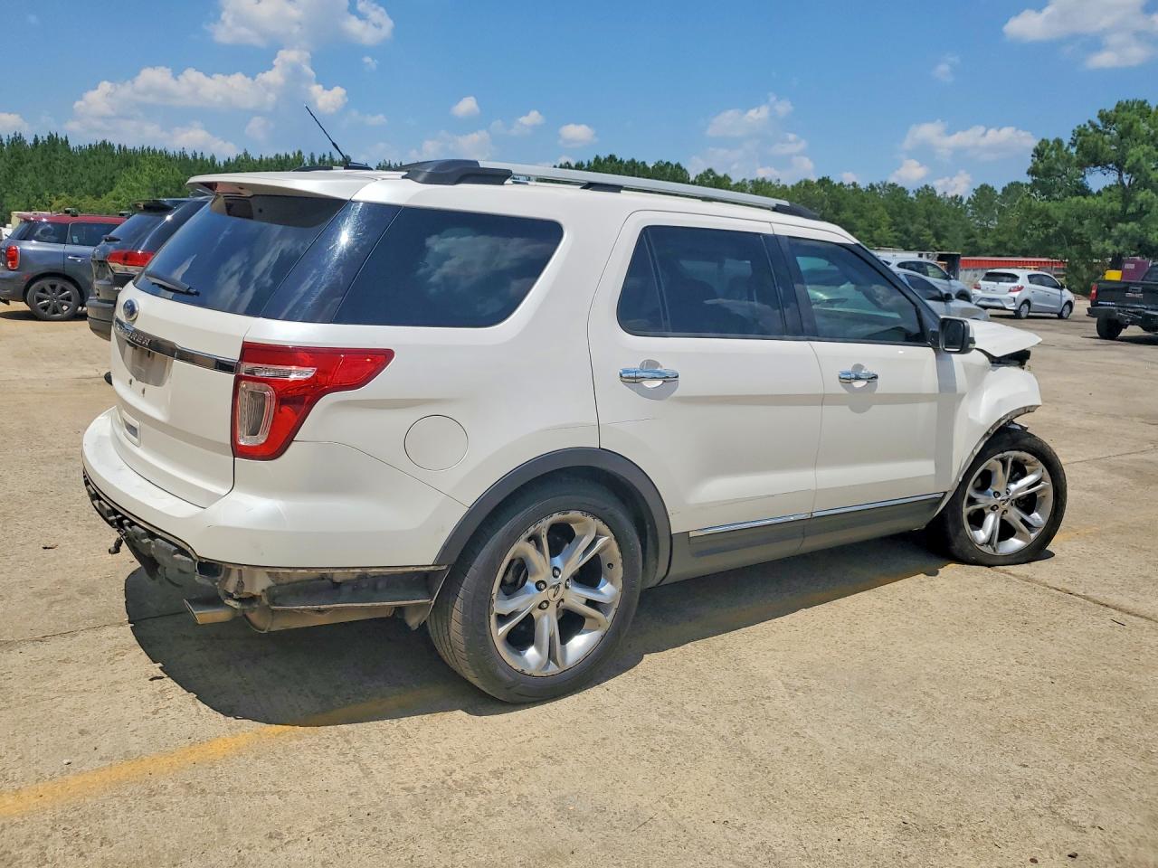 2011 Ford Explorer Limited White vin: 1FMHK7F82BGA73654