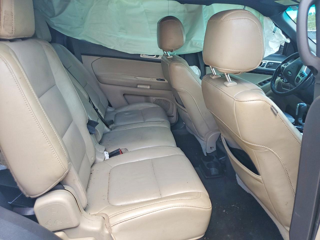2011 Ford Explorer Limited White vin: 1FMHK7F82BGA73654