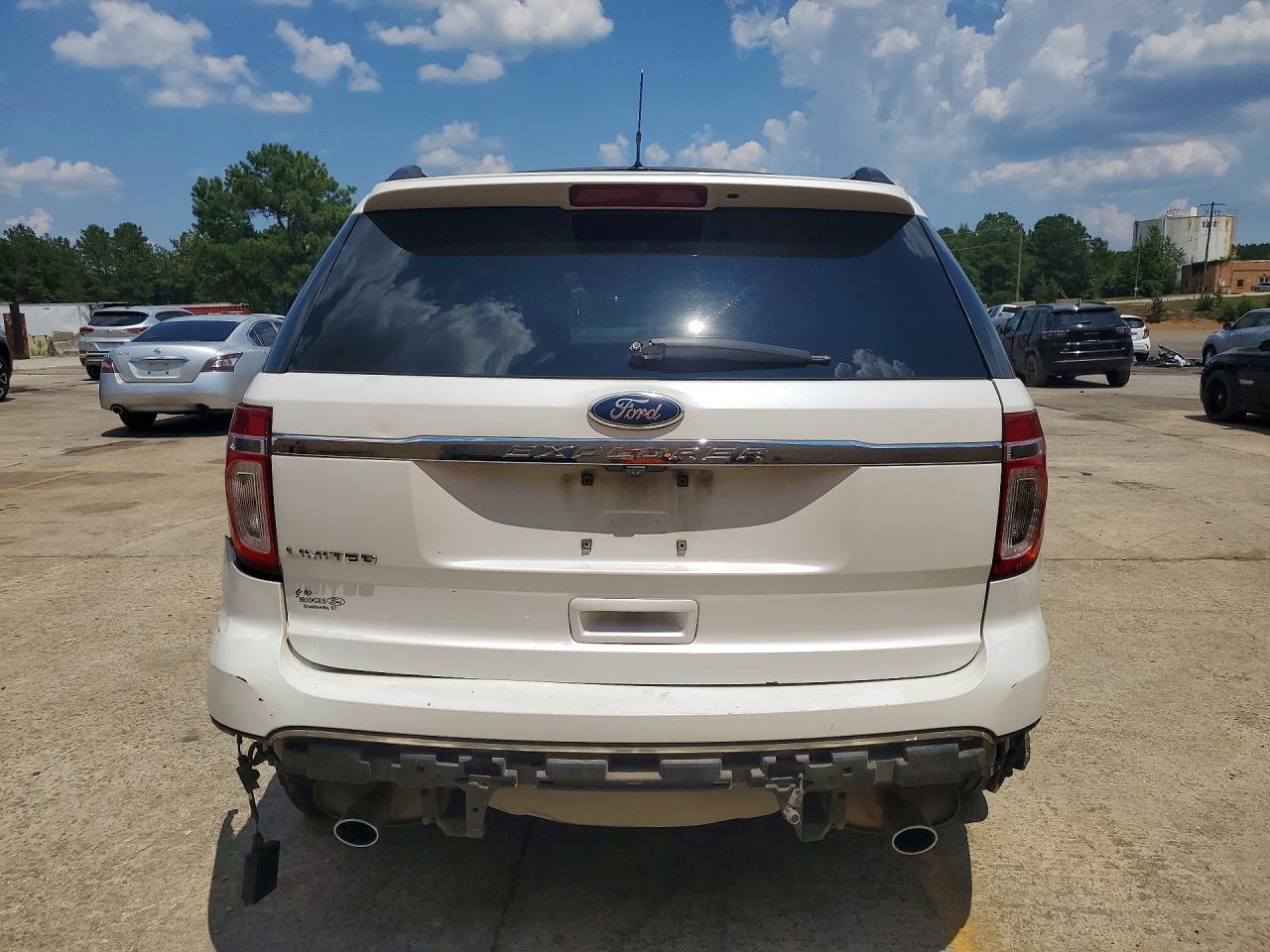 2011 Ford Explorer Limited White vin: 1FMHK7F82BGA73654