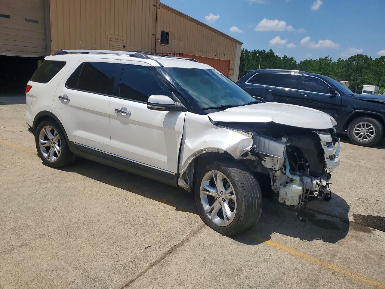 2011 Ford Explorer Limited White vin: 1FMHK7F82BGA73654