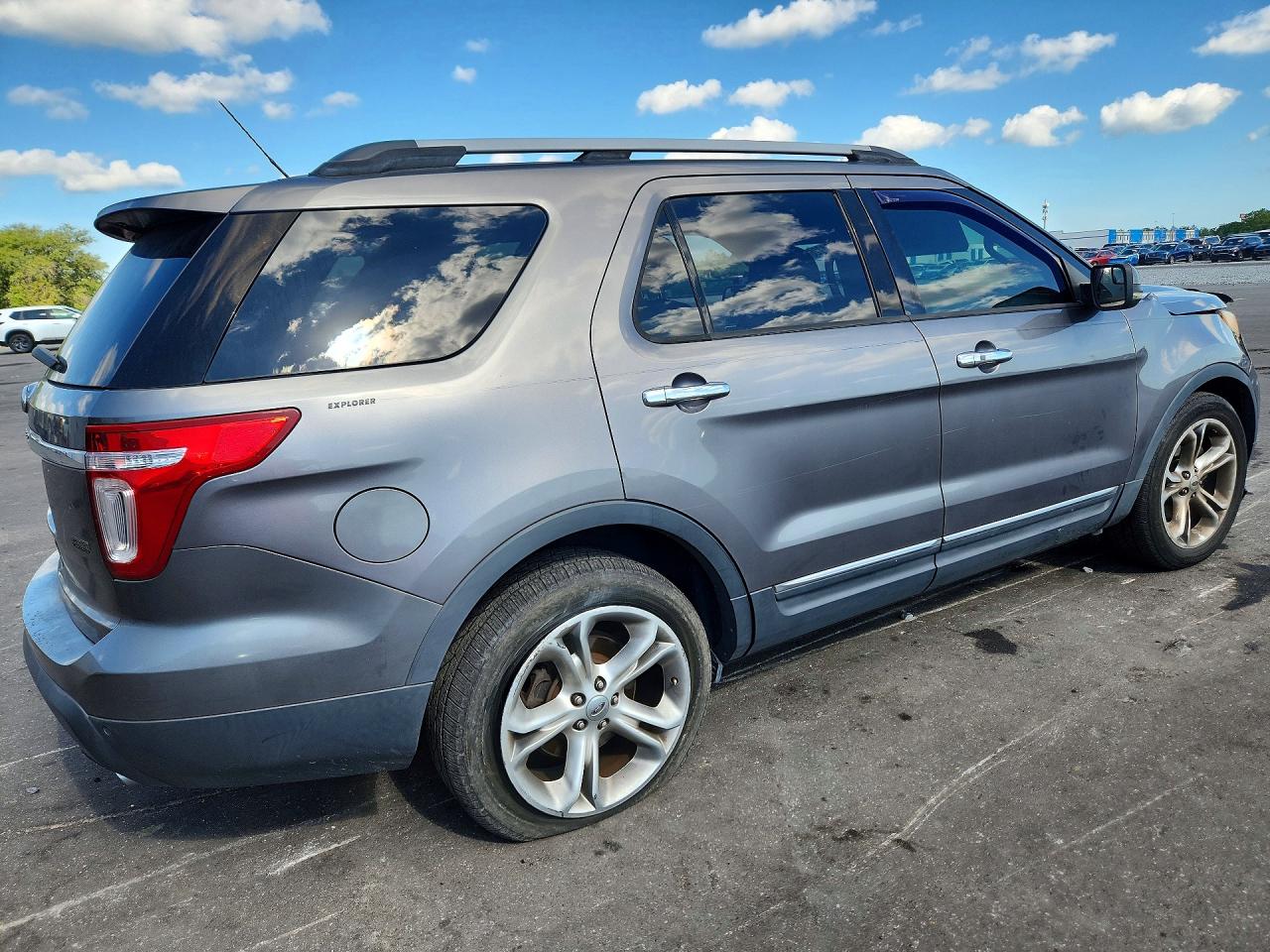 2011 Ford Explorer Limited Gray vin: 1FMHK7F82BGA78854