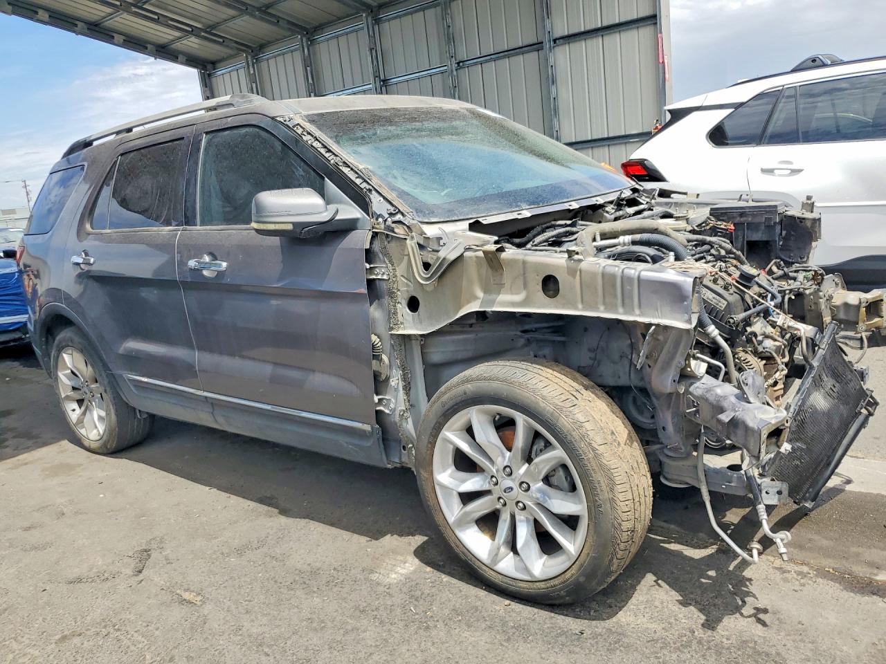 2012 Ford Explorer Limited Gray vin: 1FMHK7F82CGA17487
