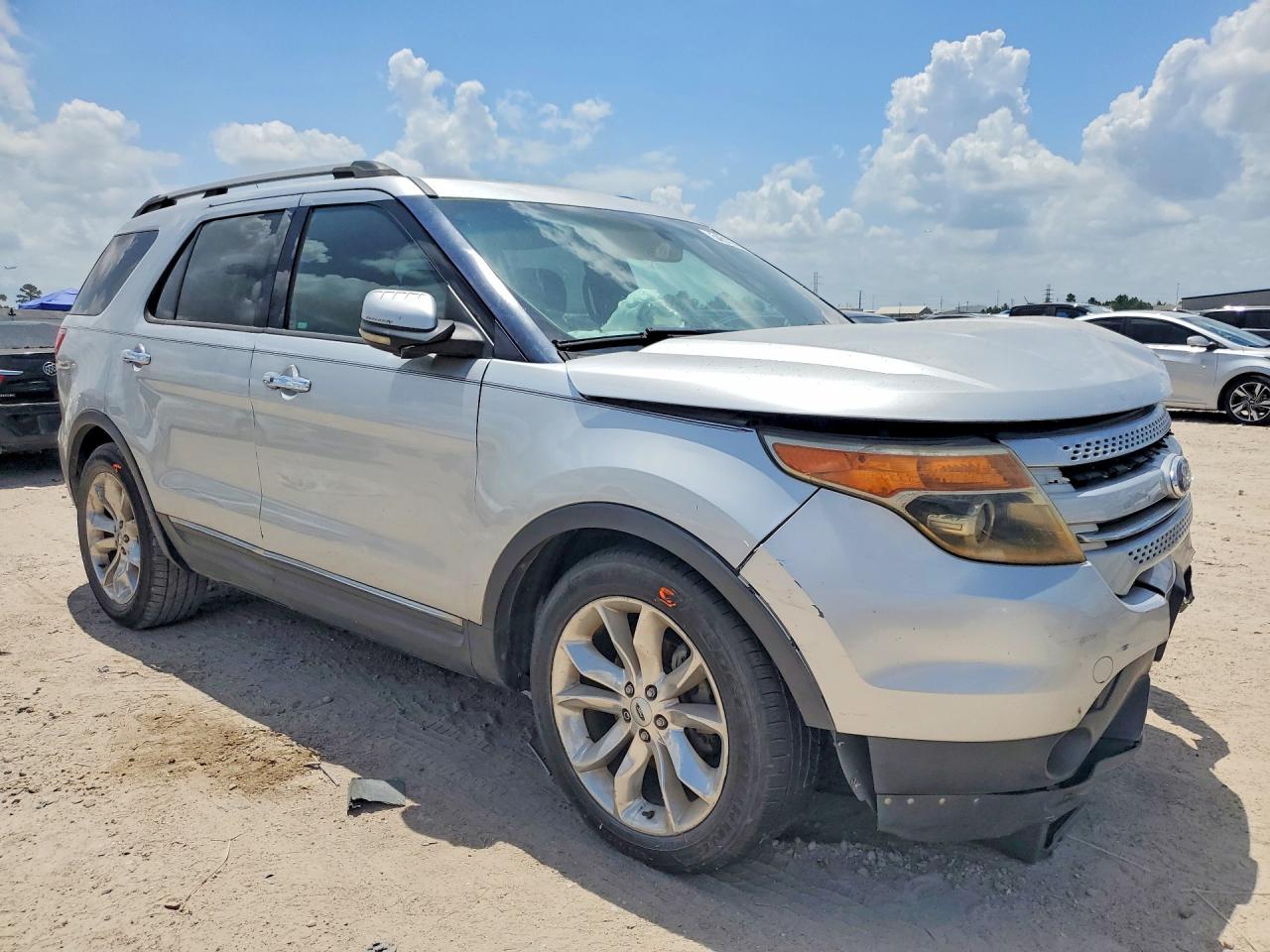 2011 Ford Explorer Limited Silver vin: 1FMHK7F83BGA60718