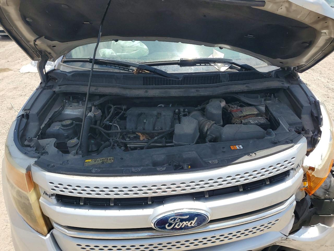2011 Ford Explorer Limited Silver vin: 1FMHK7F83BGA60718