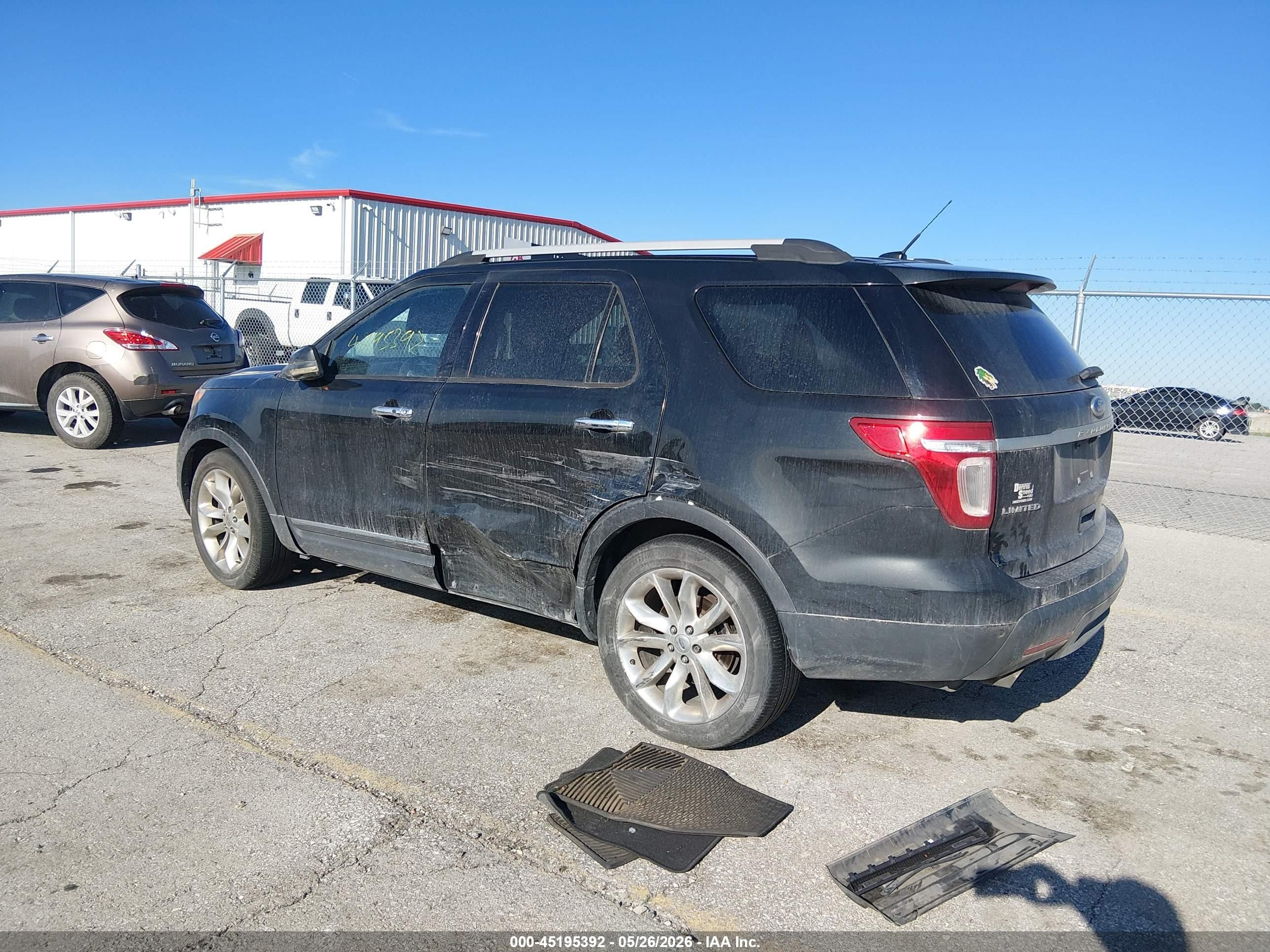 2011 Ford Explorer Limited Black vin: 1FMHK7F83BGA61027