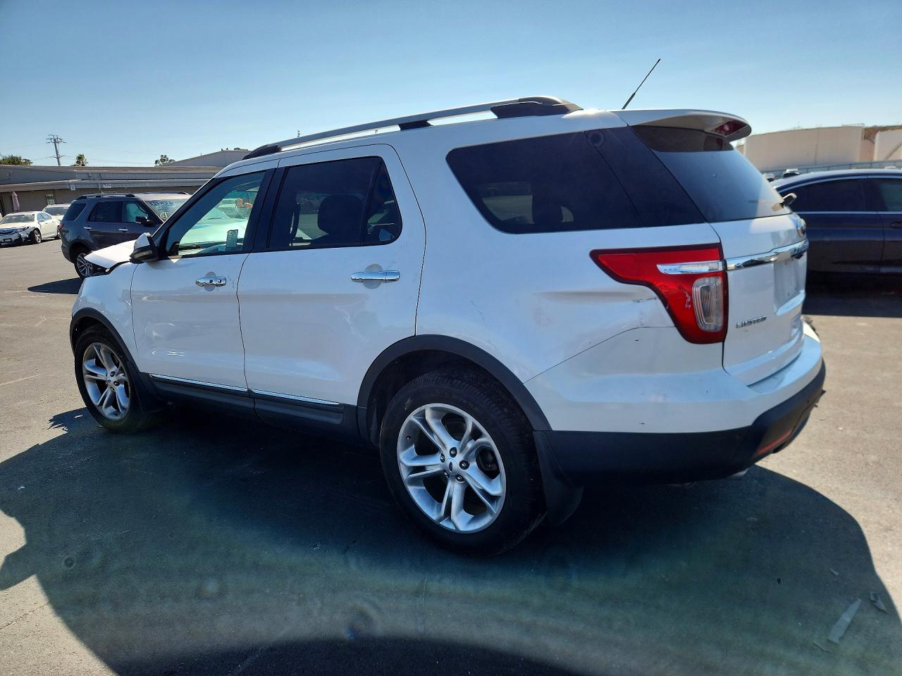2012 Ford Explorer Limited White vin: 1FMHK7F83CGA83983