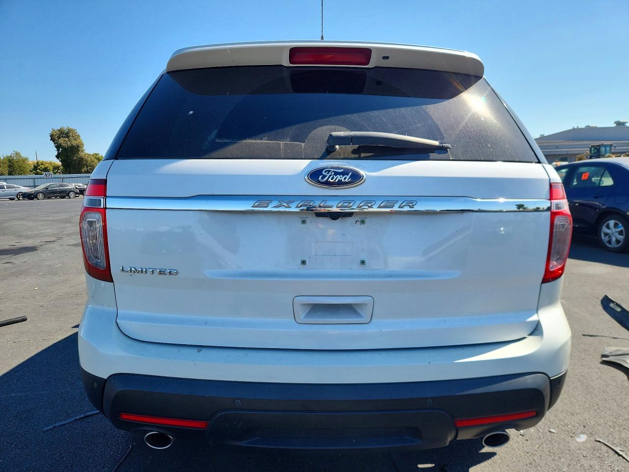 2012 Ford Explorer Limited White vin: 1FMHK7F83CGA83983