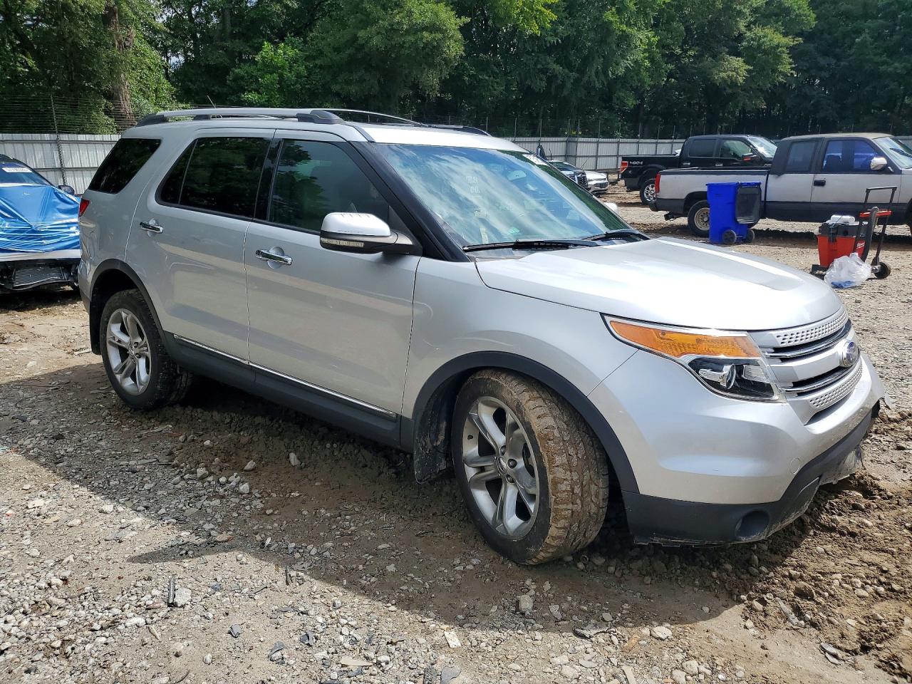 2011 Ford Explorer Limited Silver vin: 1FMHK7F84BGA29977