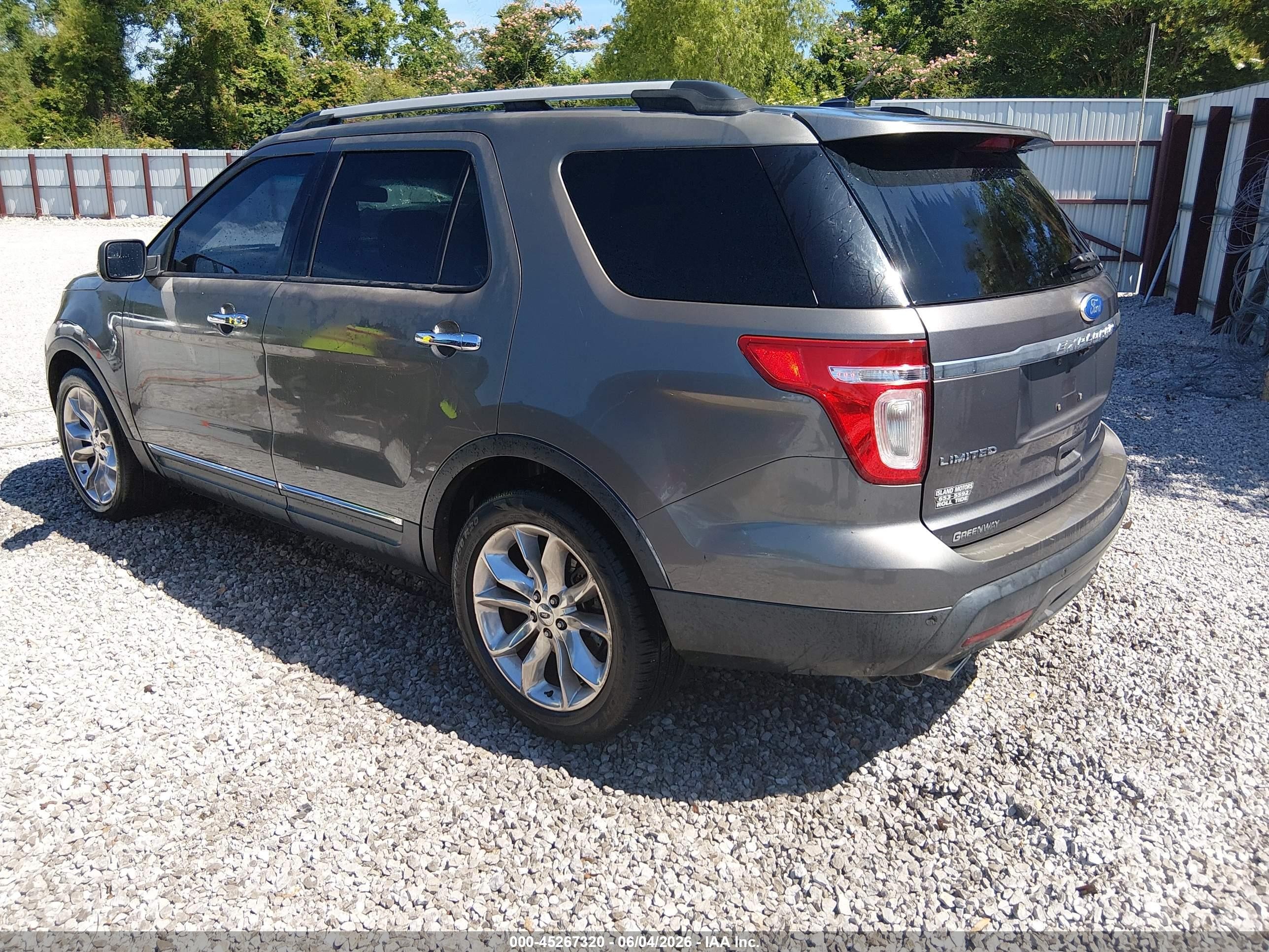 2011 Ford Explorer Limited Blue vin: 1FMHK7F84BGA30322