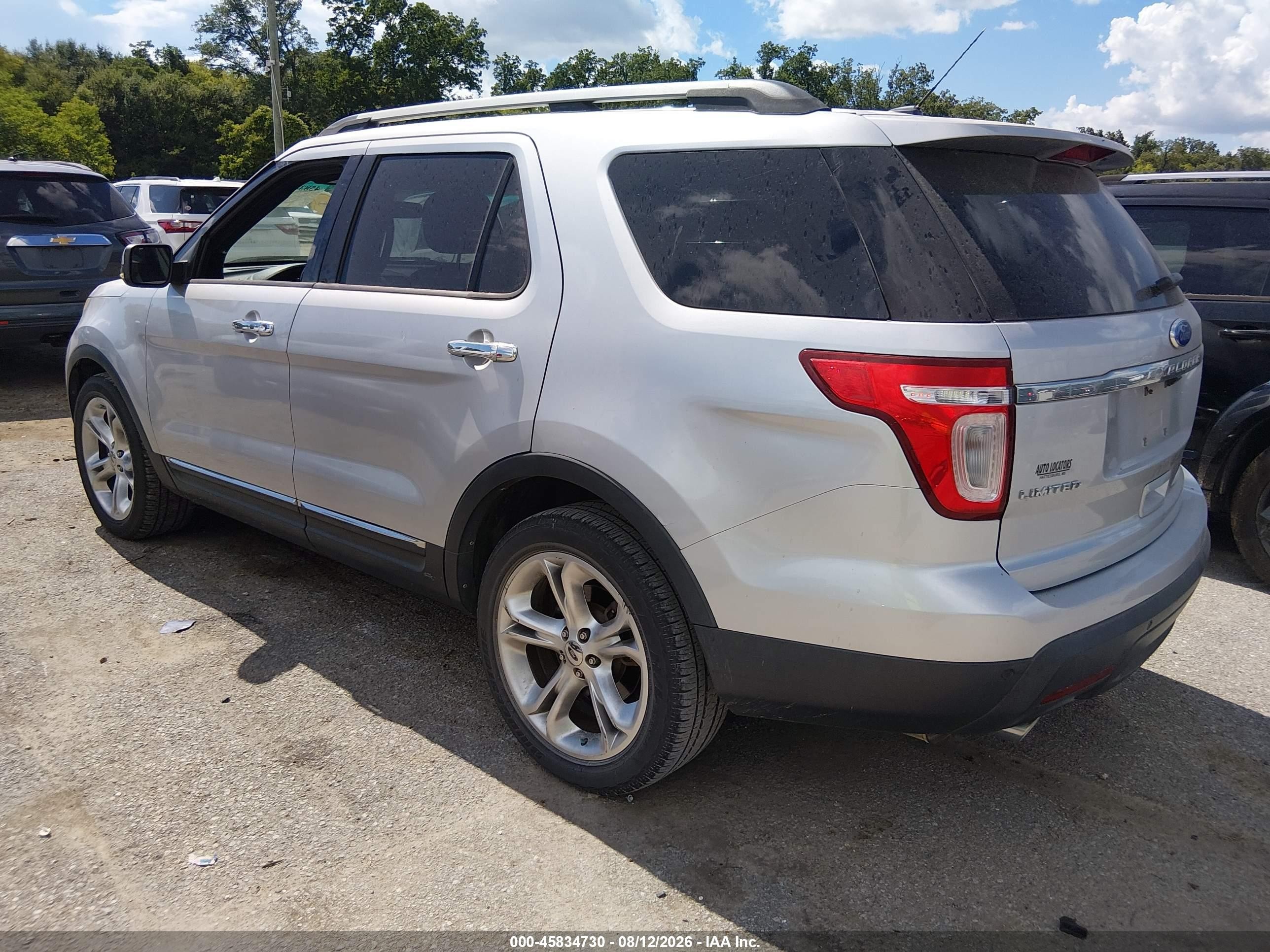 2011 Ford Explorer Limited Серебряный vin: 1FMHK7F84BGA32989