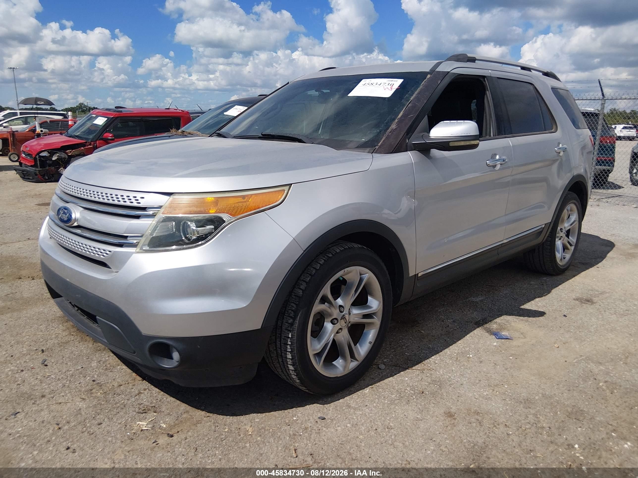 2011 Ford Explorer Limited Серебряный vin: 1FMHK7F84BGA32989