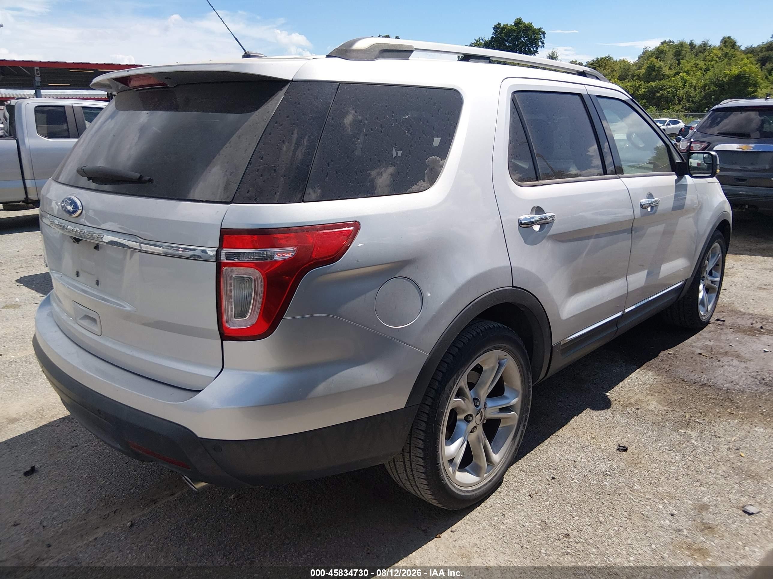2011 Ford Explorer Limited Серебряный vin: 1FMHK7F84BGA32989