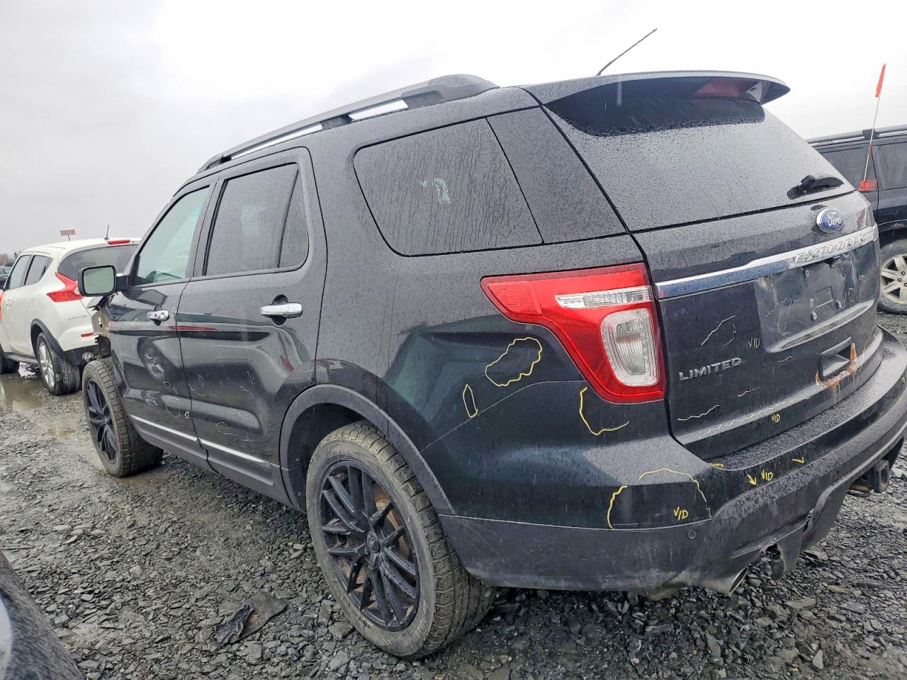 2011 Ford Explorer Limited Black vin: 1FMHK7F84BGA34547