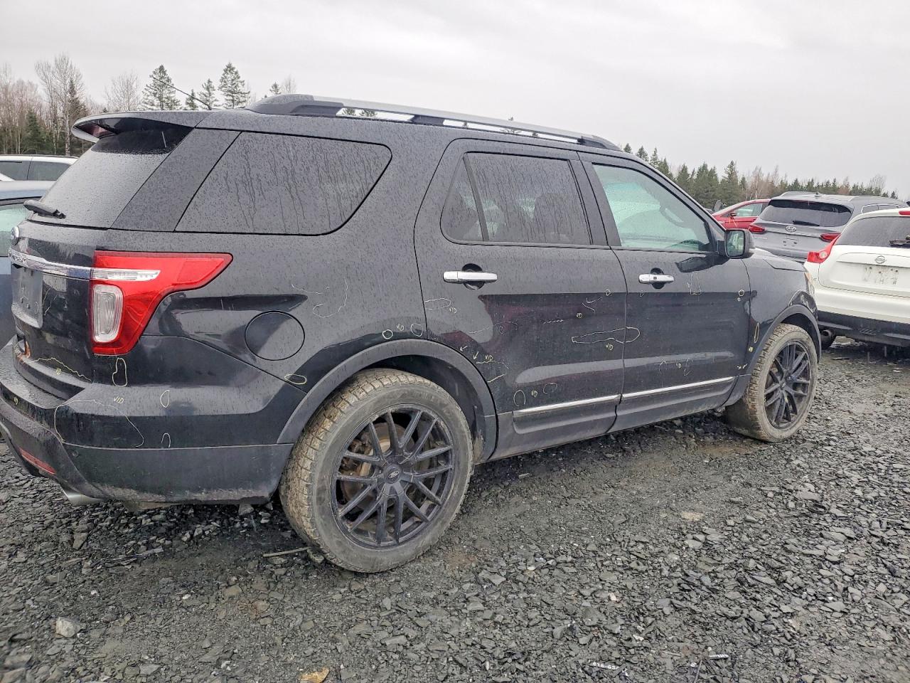 2011 Ford Explorer Limited Black vin: 1FMHK7F84BGA34547