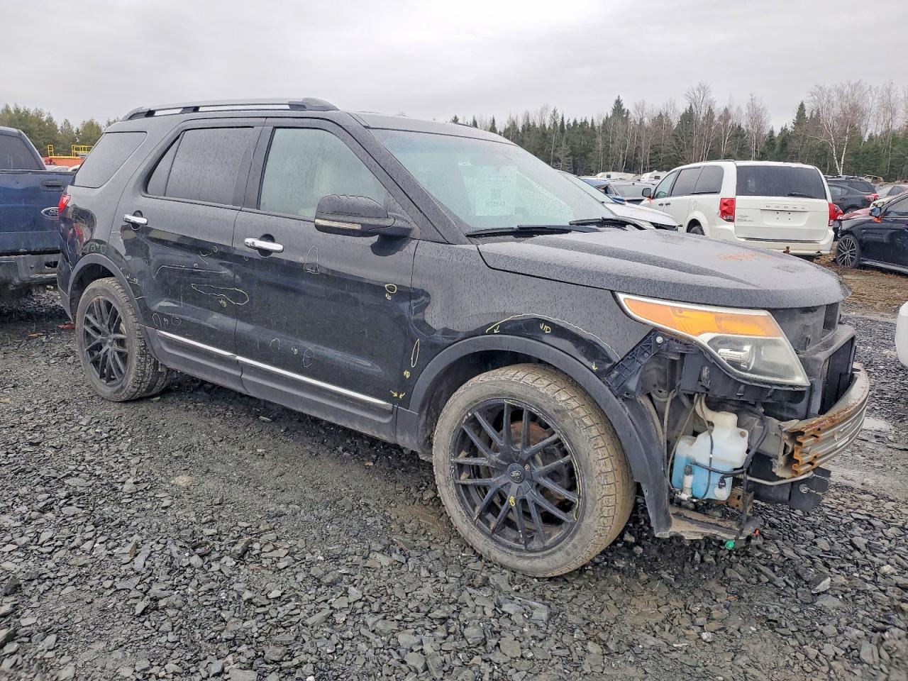 2011 Ford Explorer Limited Black vin: 1FMHK7F84BGA34547