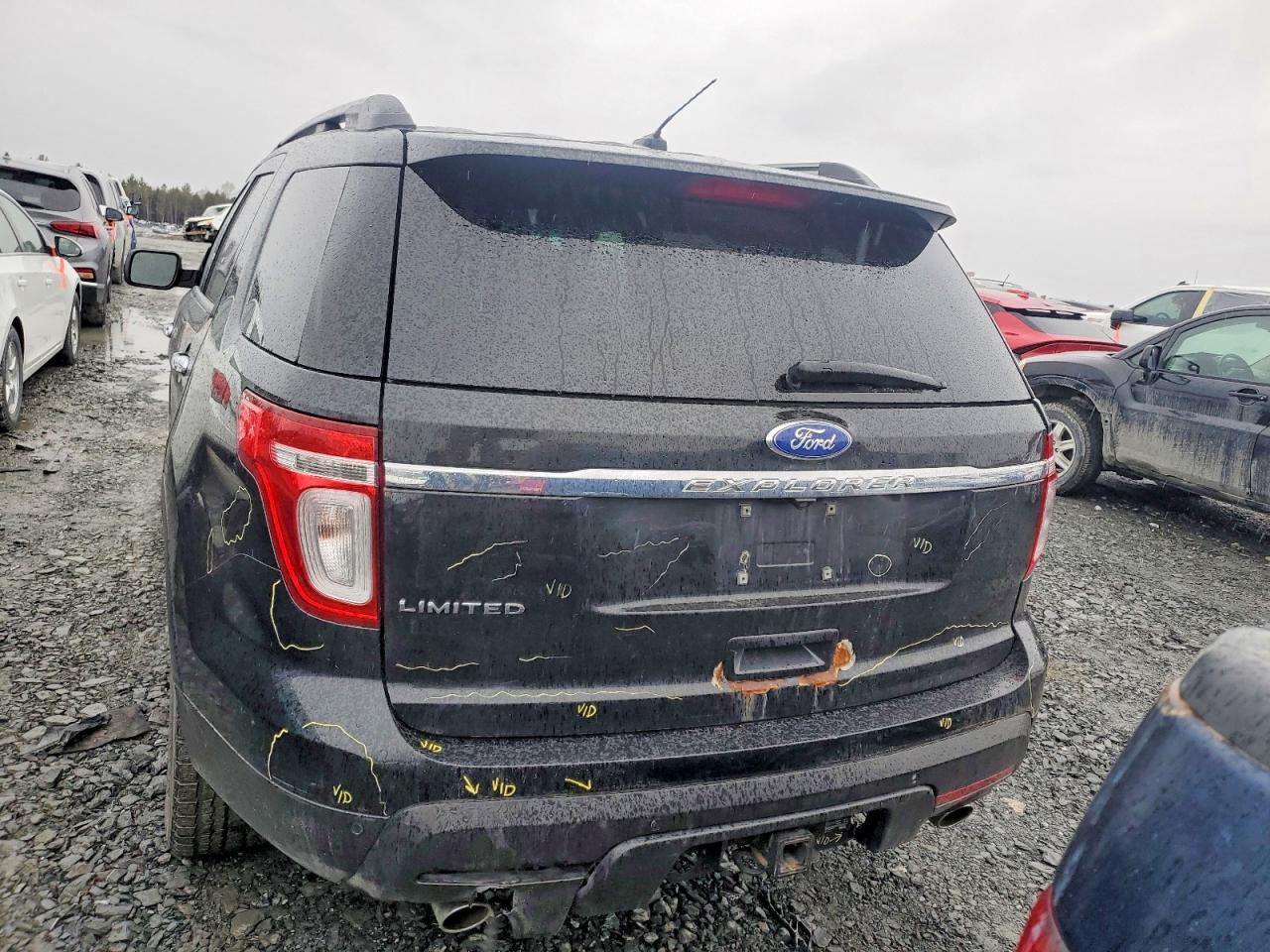 2011 Ford Explorer Limited Black vin: 1FMHK7F84BGA34547