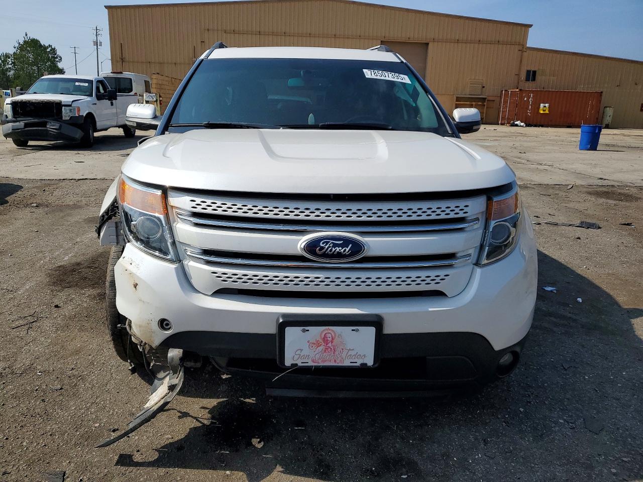 2011 Ford Explorer Limited White vin: 1FMHK7F84BGA78449