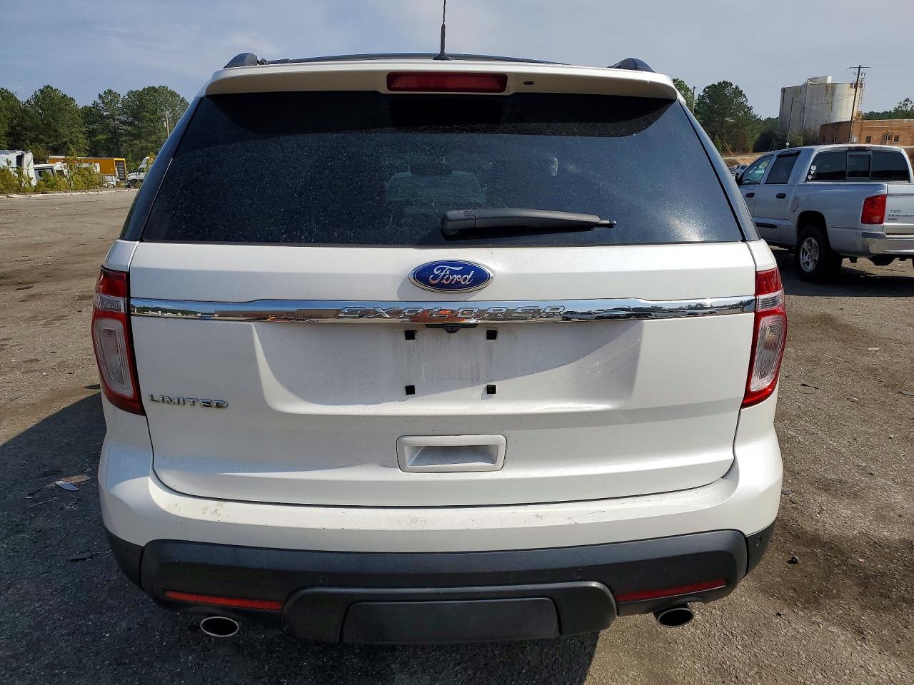 2011 Ford Explorer Limited White vin: 1FMHK7F84BGA78449