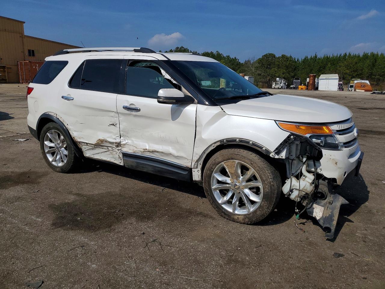 2011 Ford Explorer Limited White vin: 1FMHK7F84BGA78449