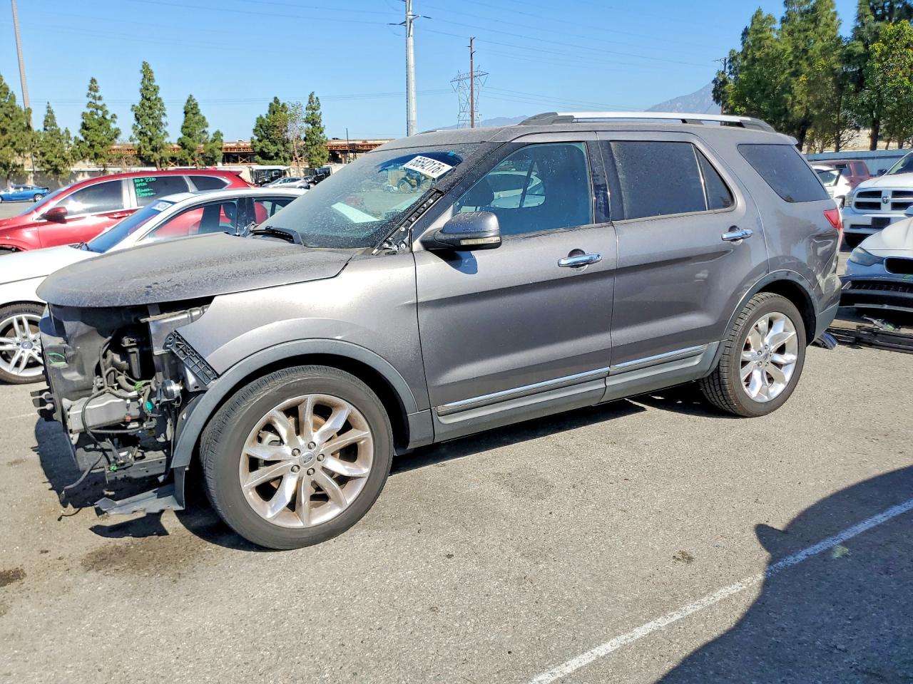 2011 Ford Explorer Limited Gray vin: 1FMHK7F84BGA93372