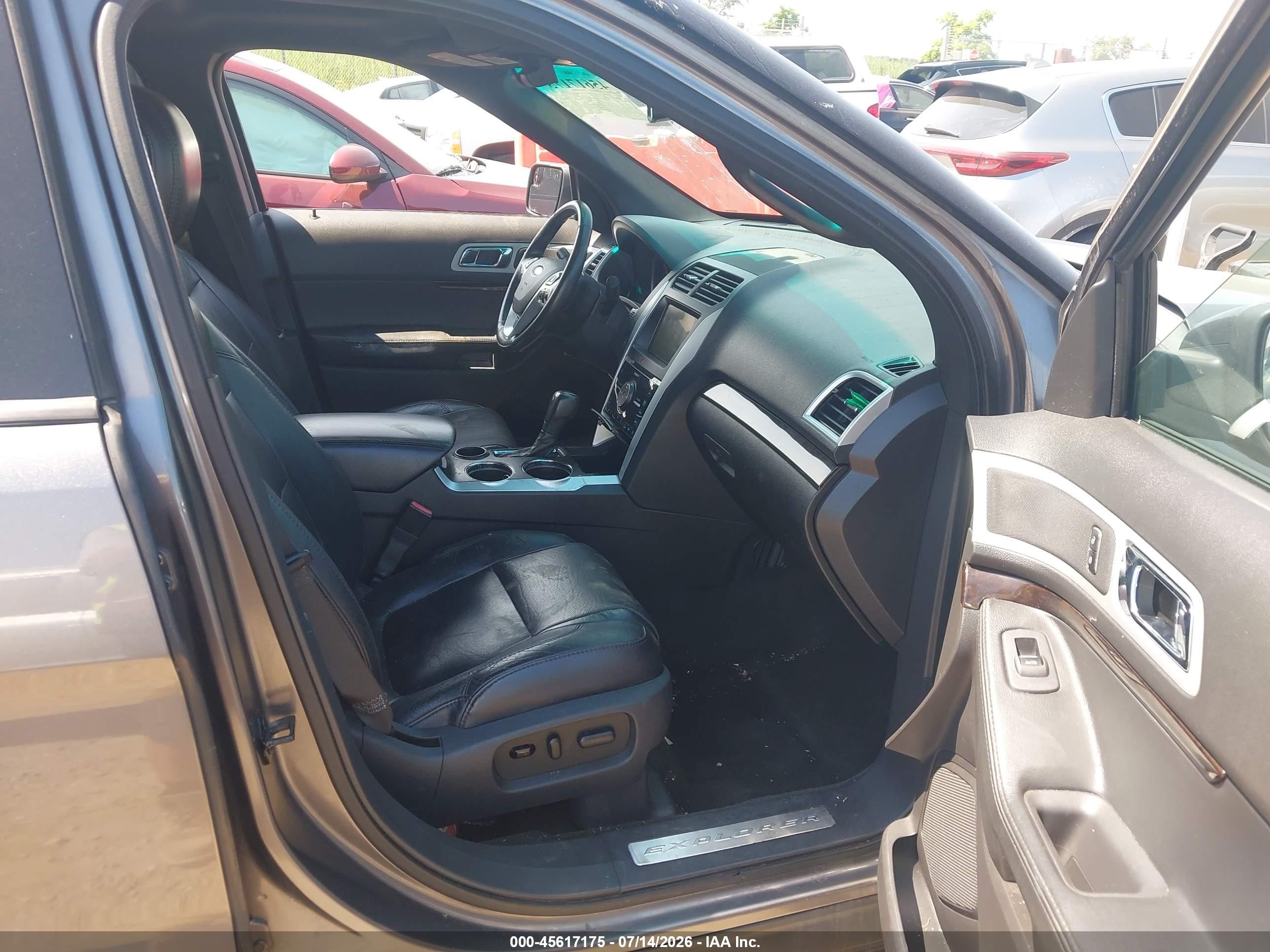 2012 Ford Explorer Limited Gray vin: 1FMHK7F84CGA09861