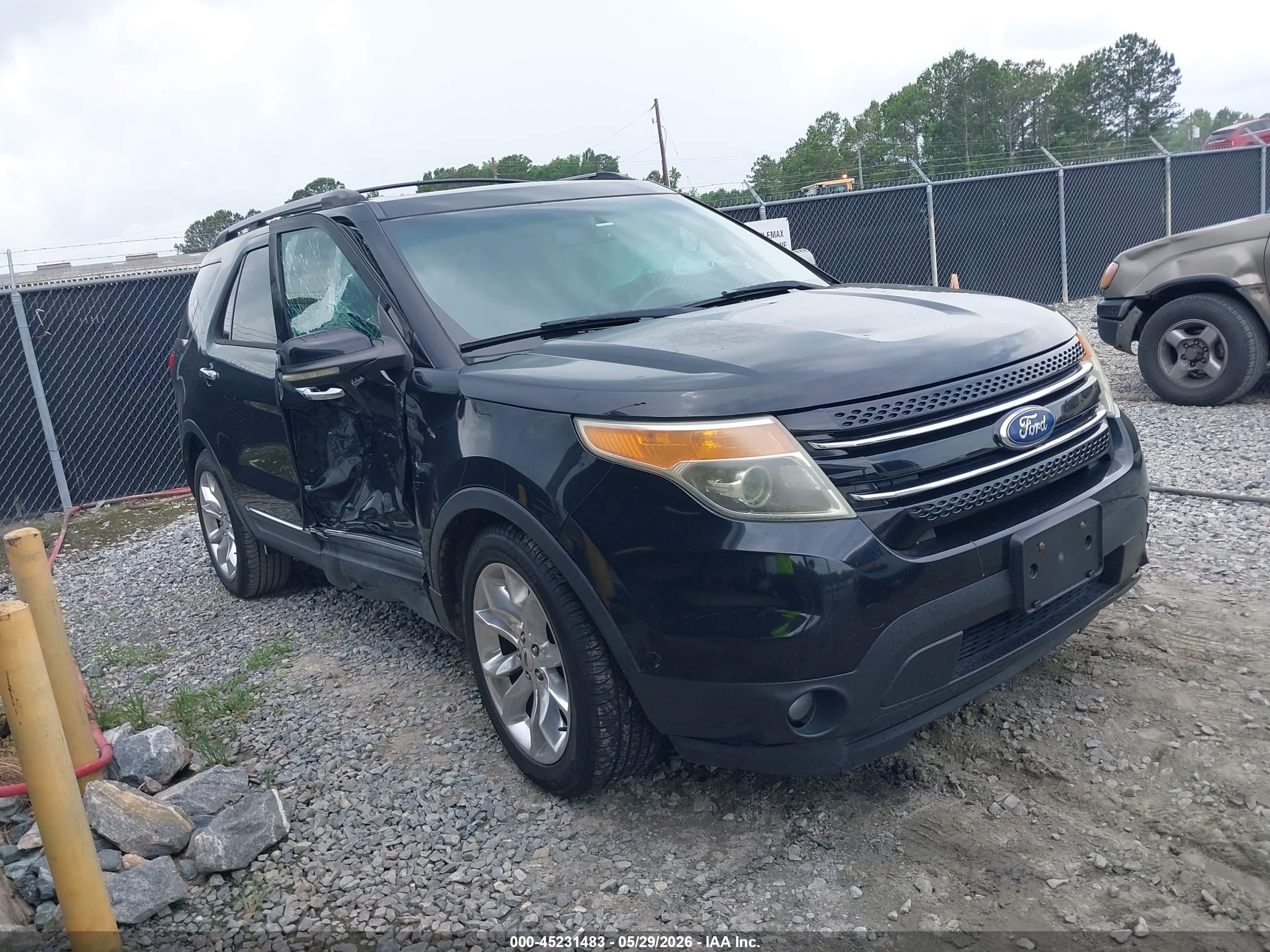 2012 Ford Explorer Limited Black vin: 1FMHK7F84CGA23405