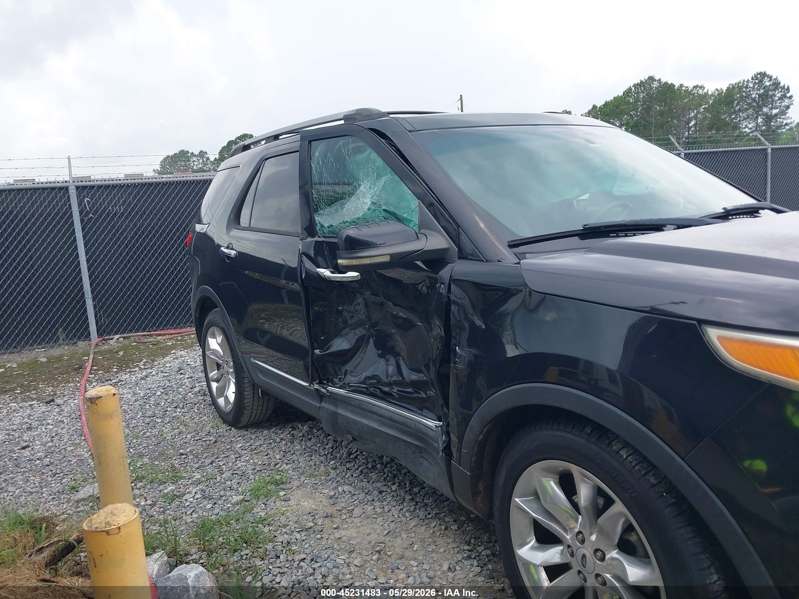2012 Ford Explorer Limited Black vin: 1FMHK7F84CGA23405