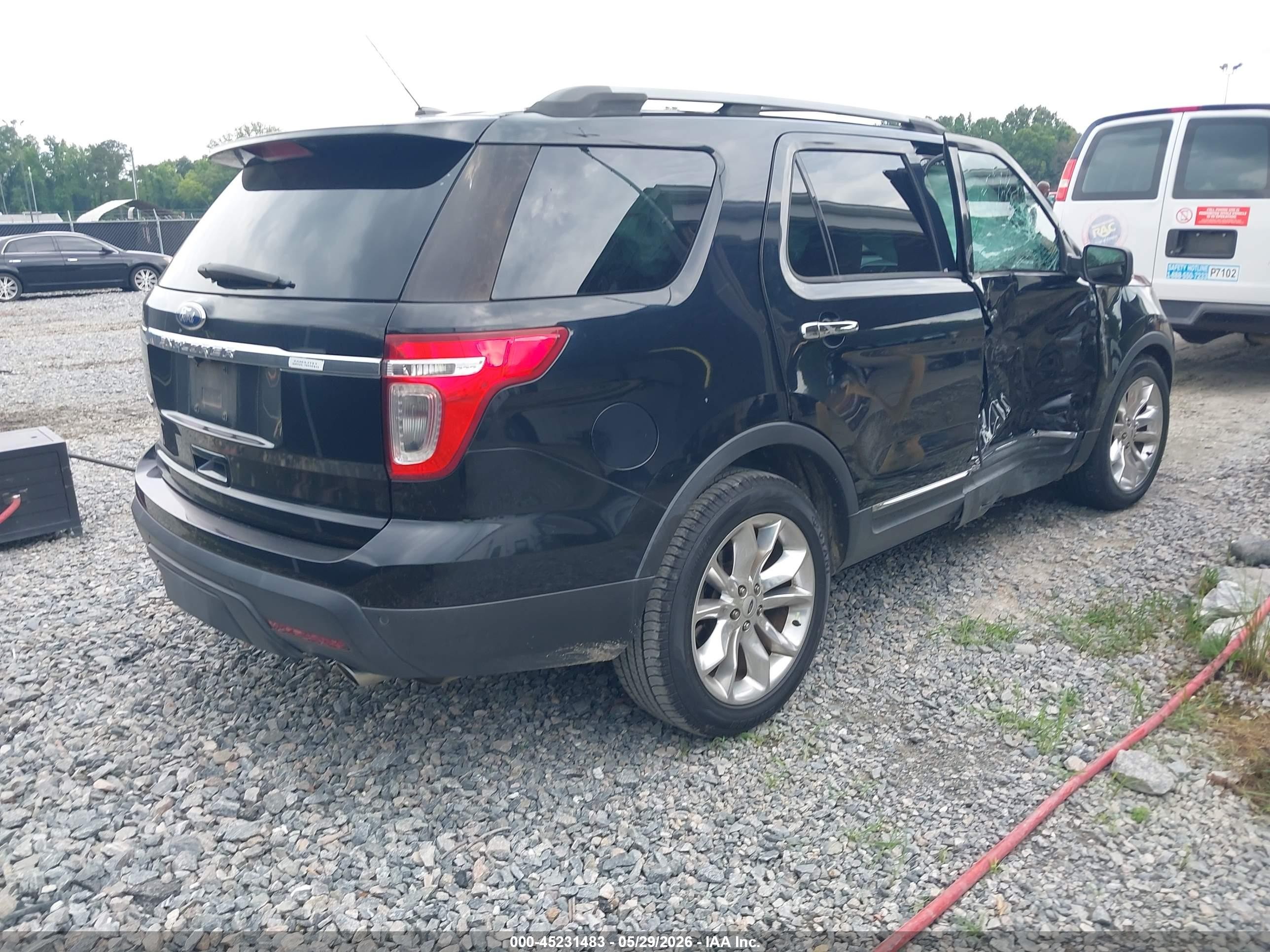 2012 Ford Explorer Limited Black vin: 1FMHK7F84CGA23405