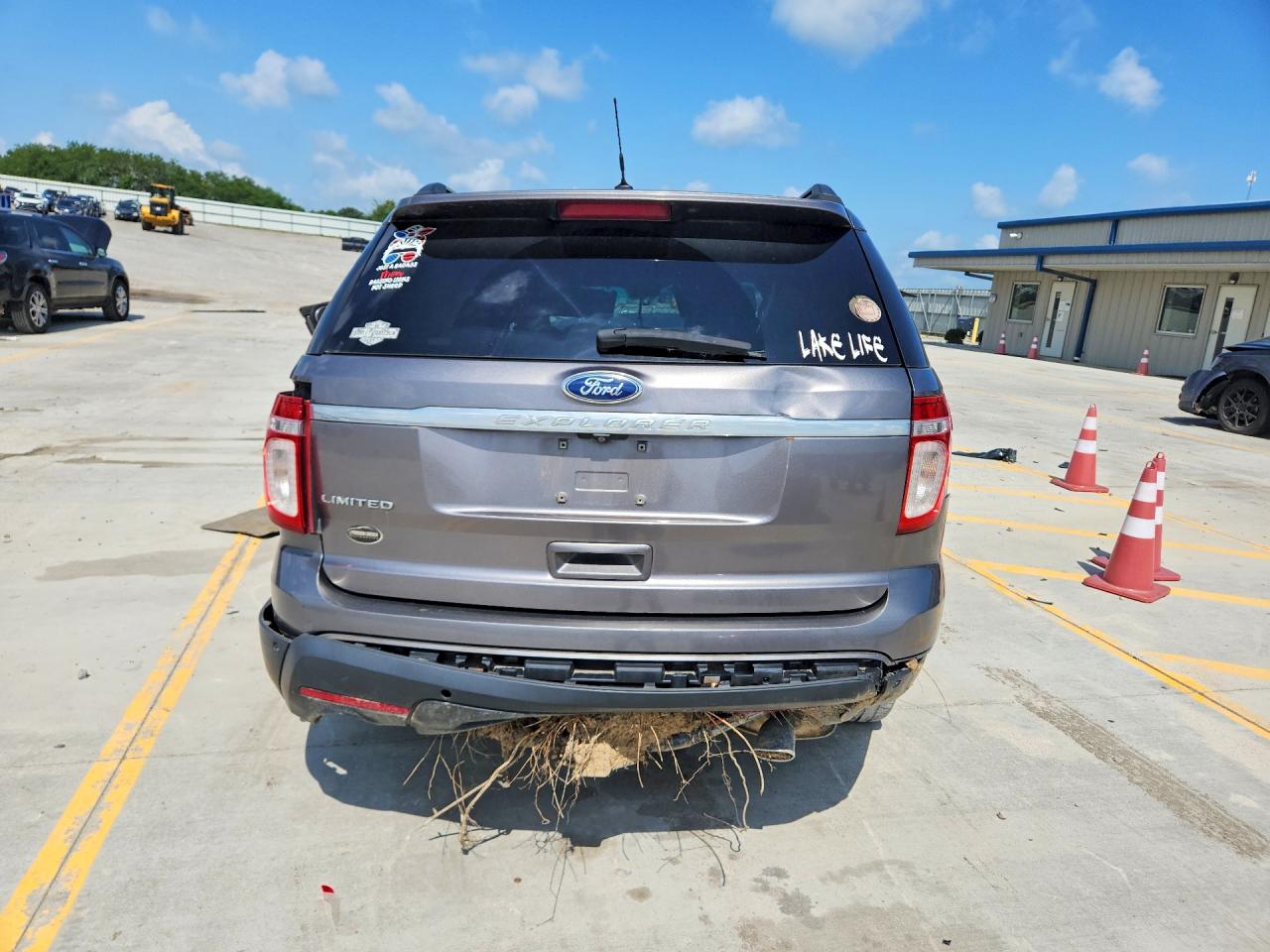 2011 Ford Explorer Limited Gray vin: 1FMHK7F85BGA69453