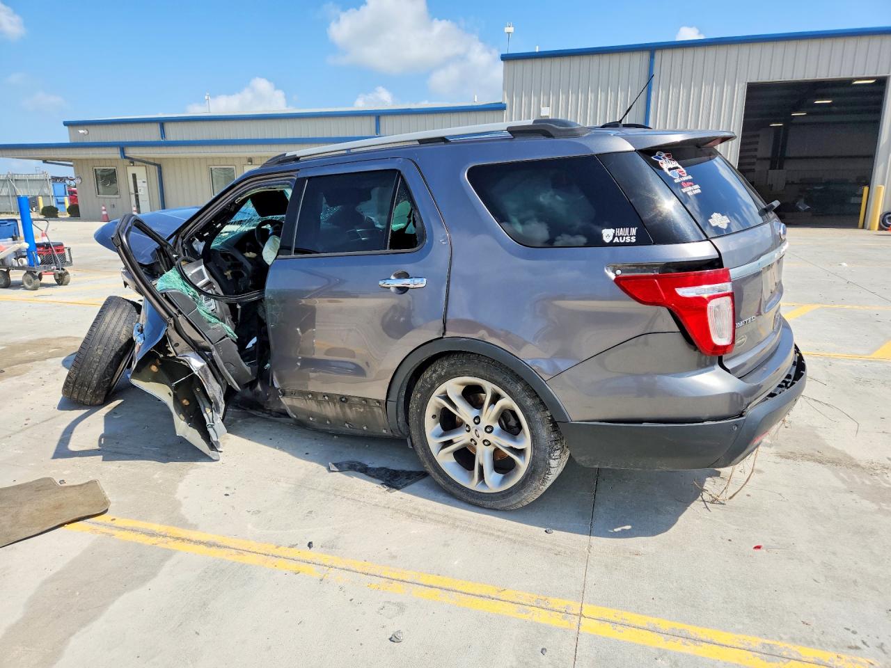 2011 Ford Explorer Limited Gray vin: 1FMHK7F85BGA69453