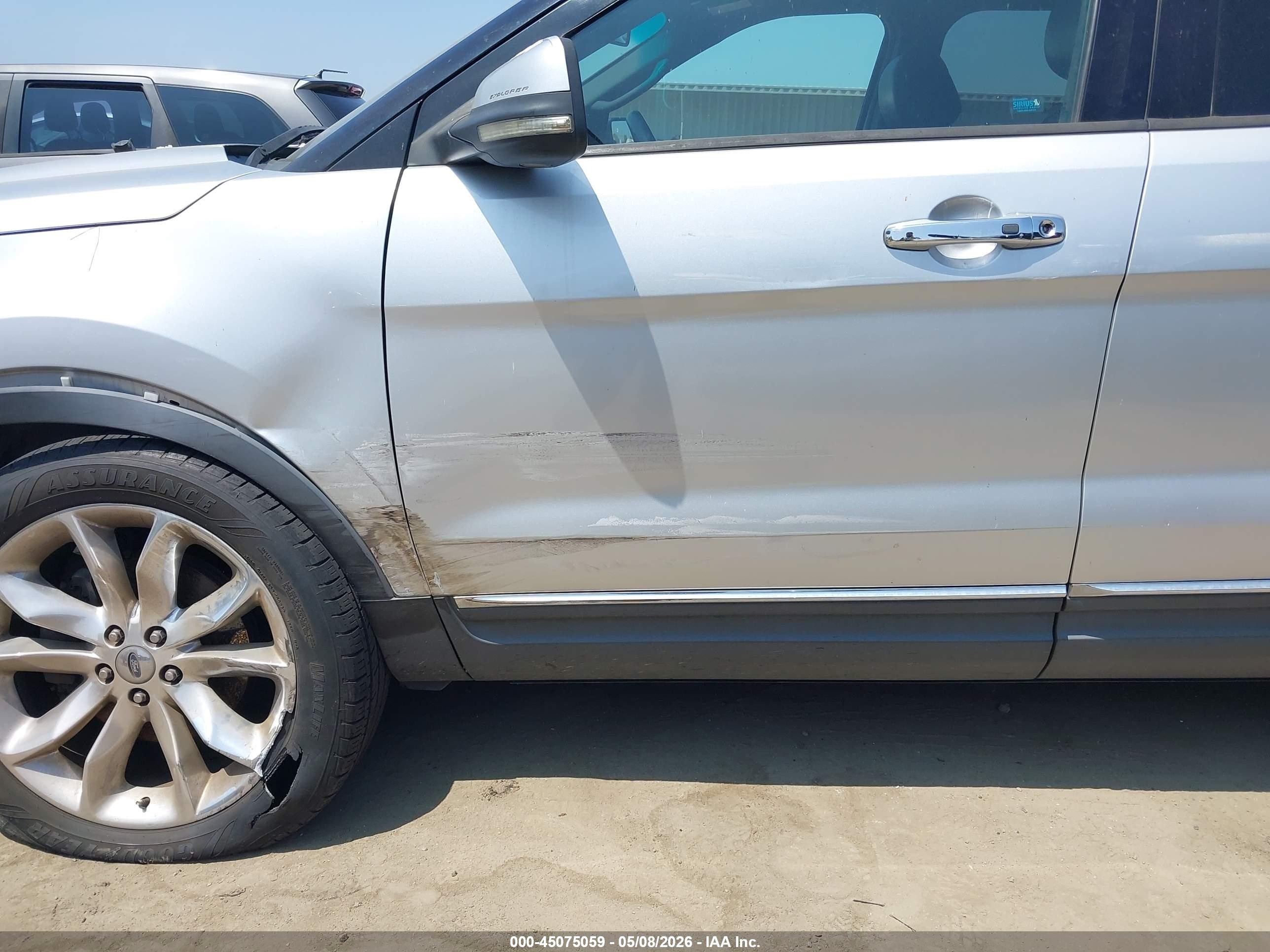 2011 Ford Explorer Limited Silver vin: 1FMHK7F85BGA87693