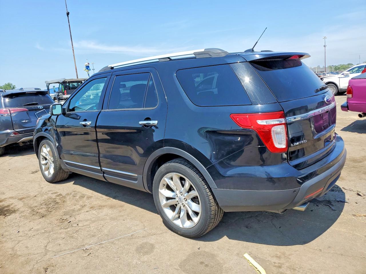 2012 Ford Explorer Limited Black vin: 1FMHK7F85CGA24756