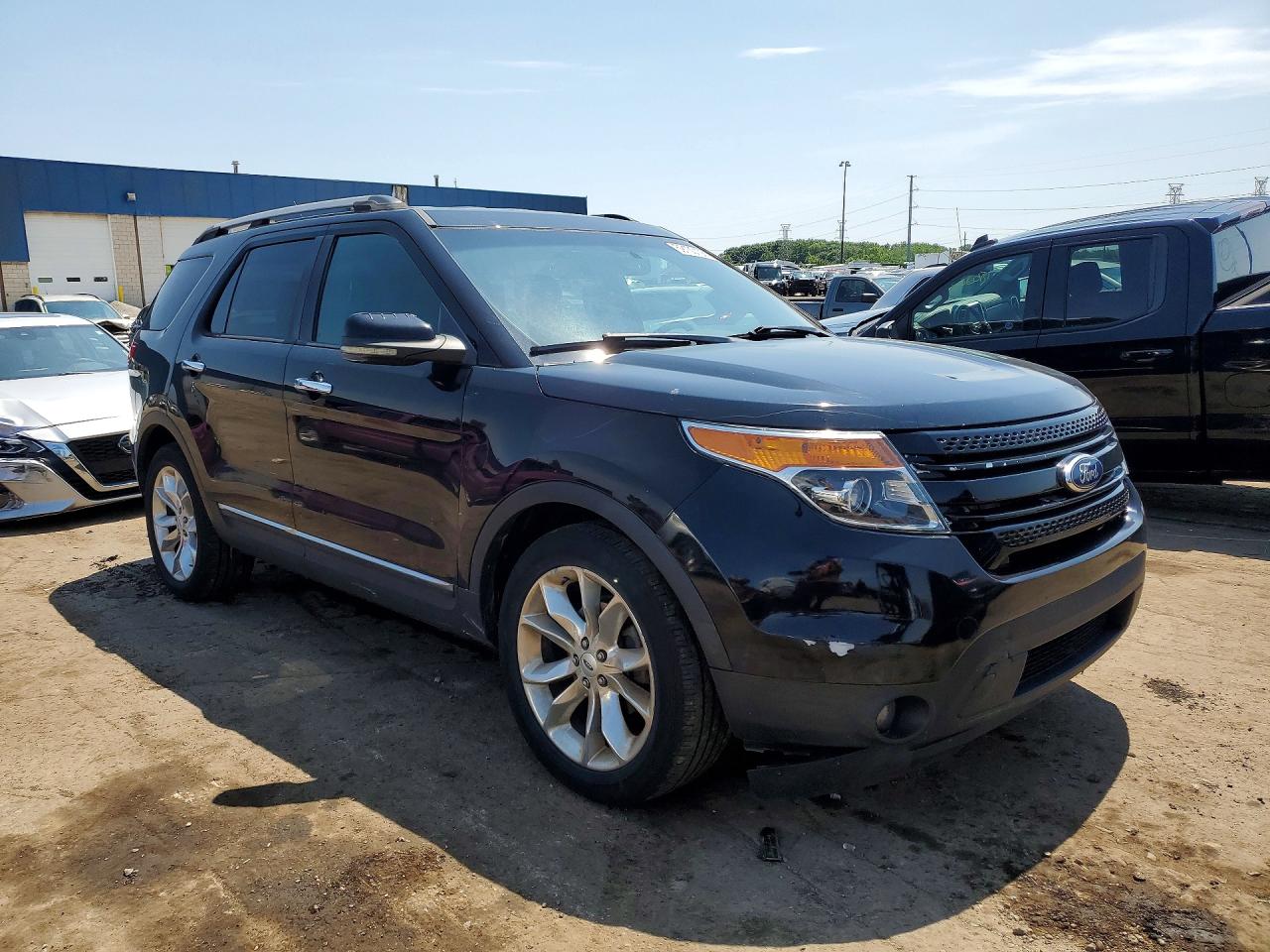 2012 Ford Explorer Limited Black vin: 1FMHK7F85CGA24756
