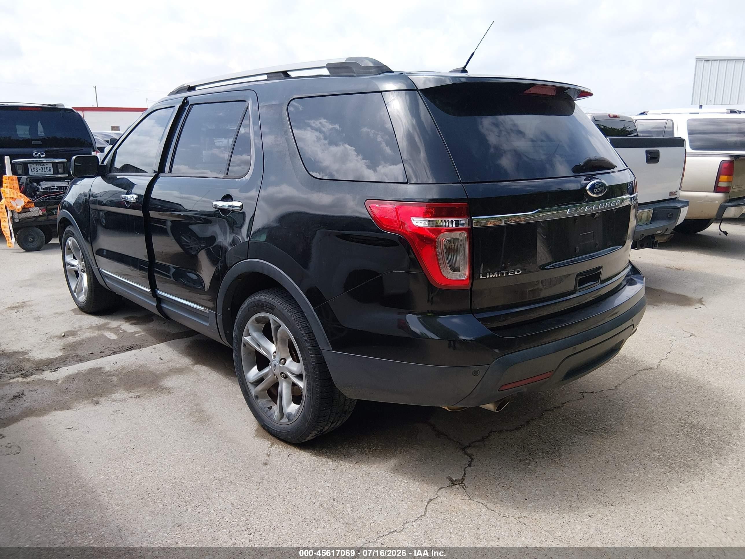 2012 Ford Explorer Limited Black vin: 1FMHK7F85CGA59118