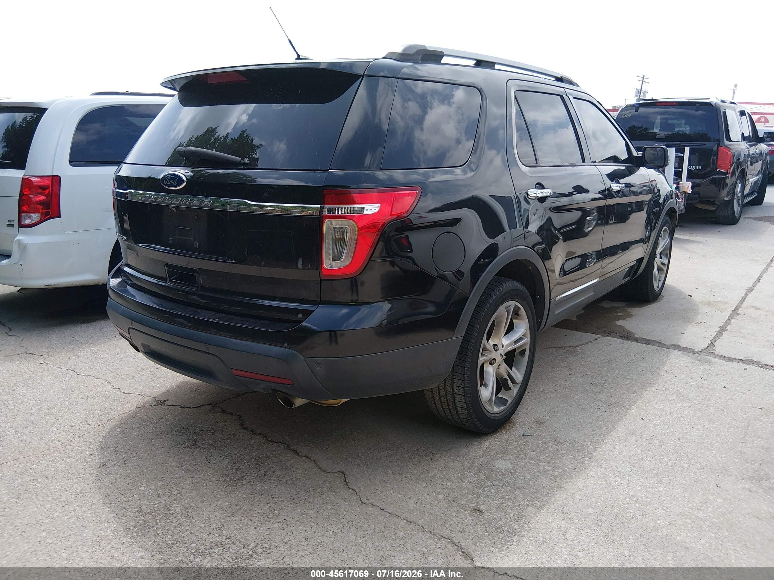 2012 Ford Explorer Limited Black vin: 1FMHK7F85CGA59118