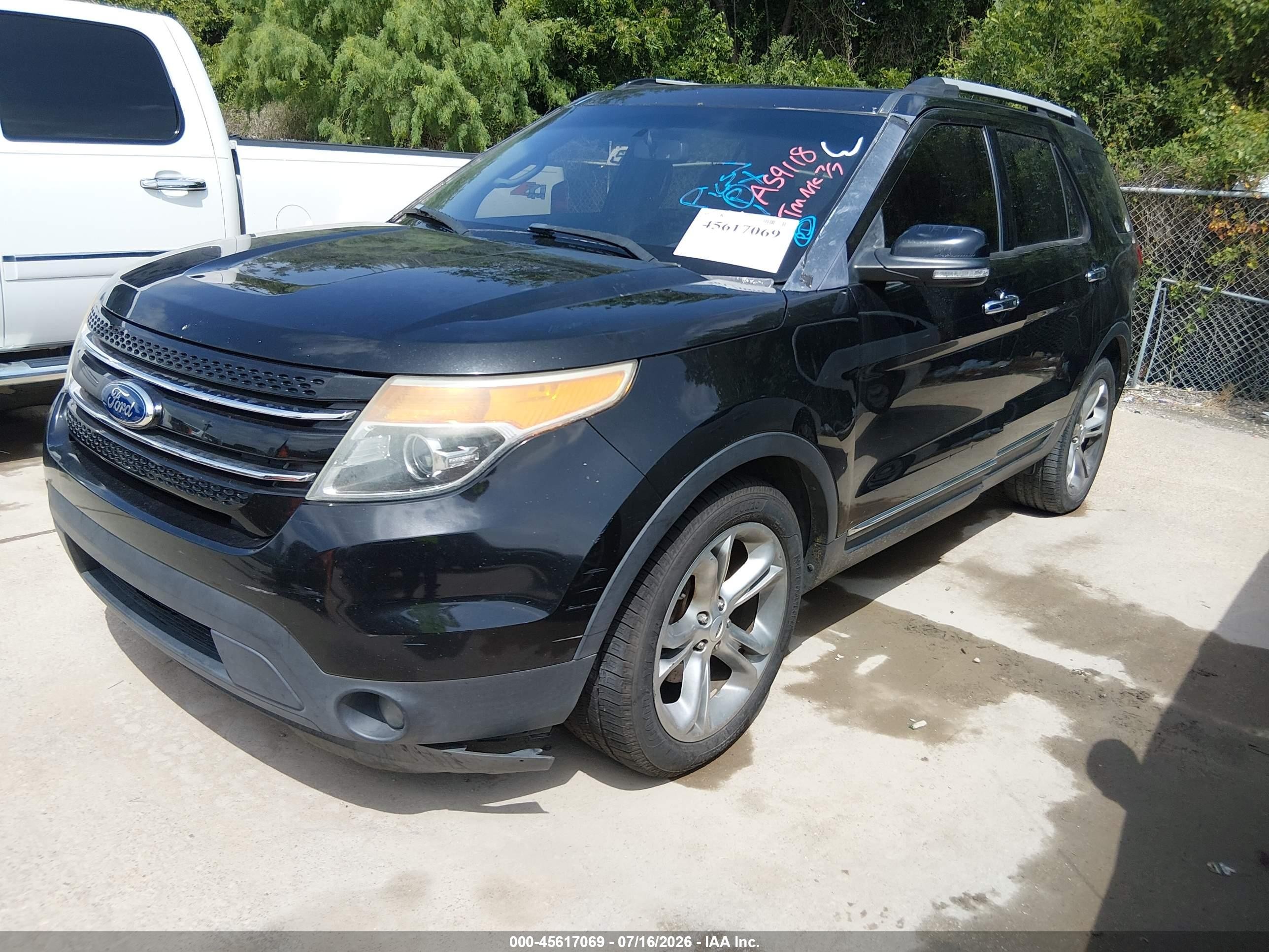 2012 Ford Explorer Limited Black vin: 1FMHK7F85CGA59118