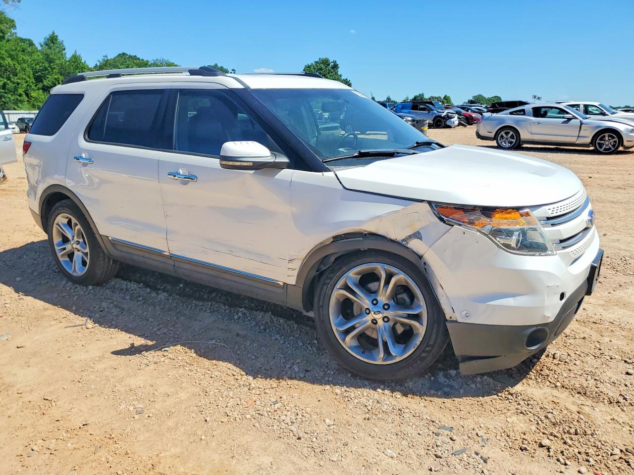 2011 Ford Explorer Limited White vin: 1FMHK7F86BGA13148